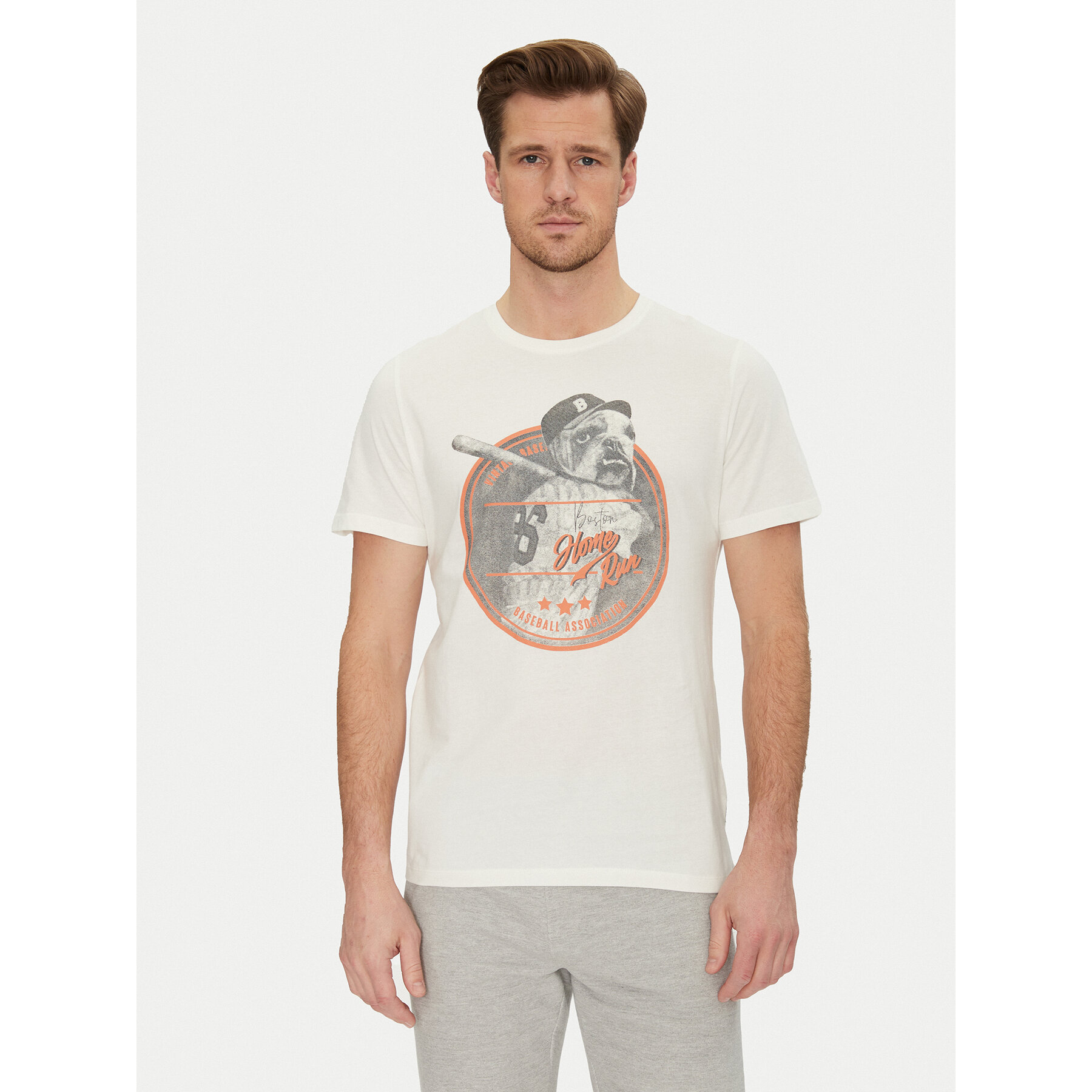 Blend T-shirt 20717764 Bianco Regular Fit