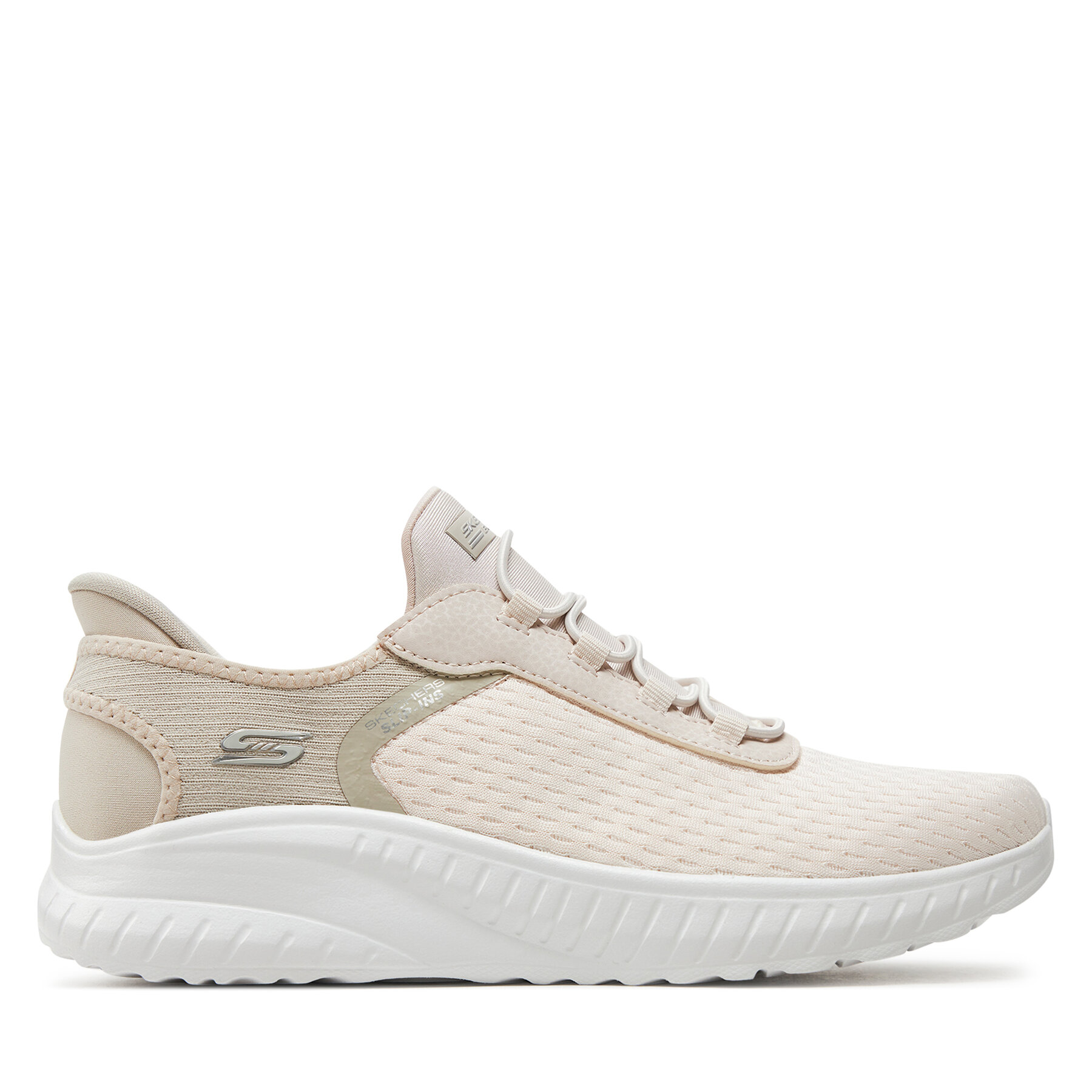 Sneakersy Skechers Bobs Squad Chaos-In Color 117504/OFWT Biela