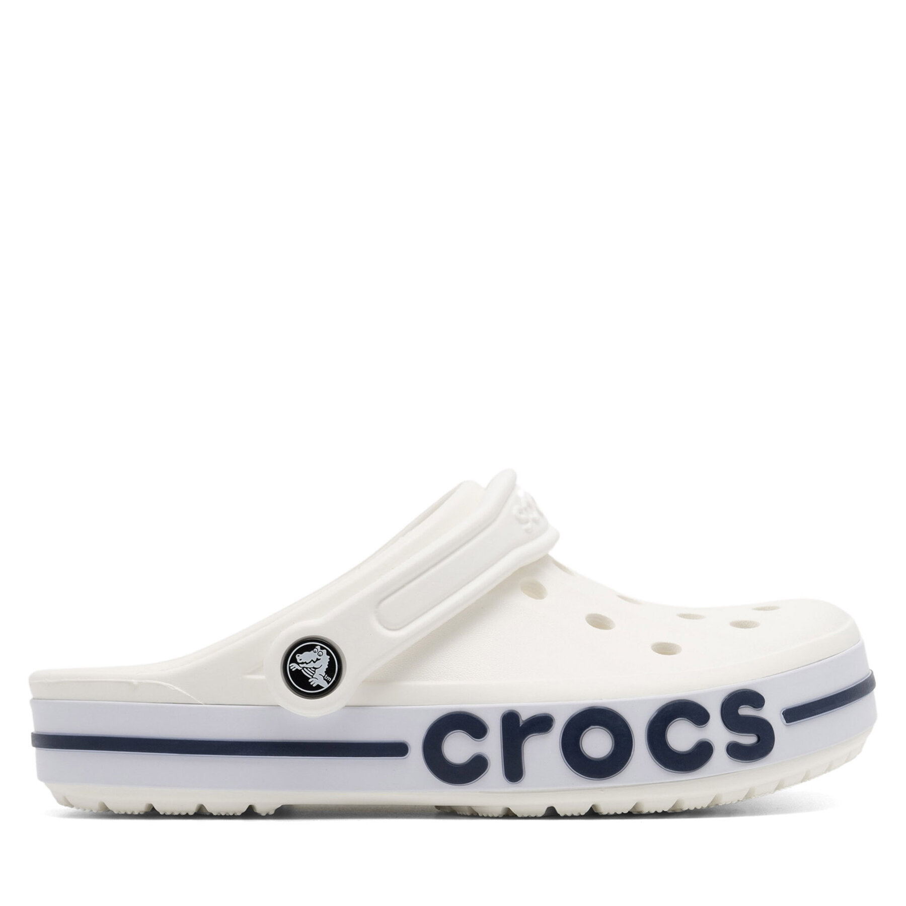 Donna Ciabatte Crocs, Taglia 41_42, Bianco, BAYABAND CLOG 205089-126, taglia : 41_42