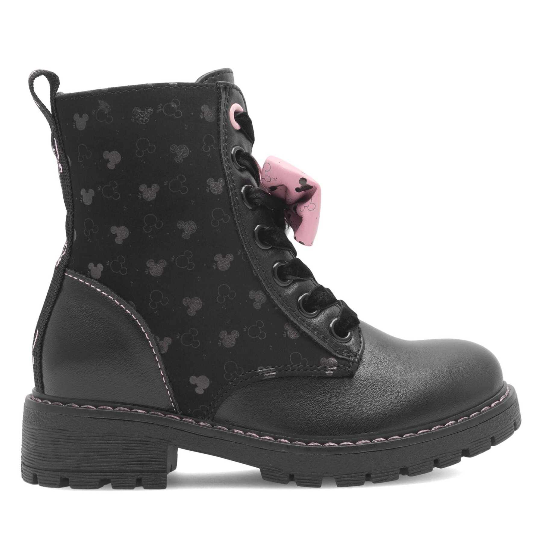 Botas altas Mickey&Friends AW23-149DSTC Negro
