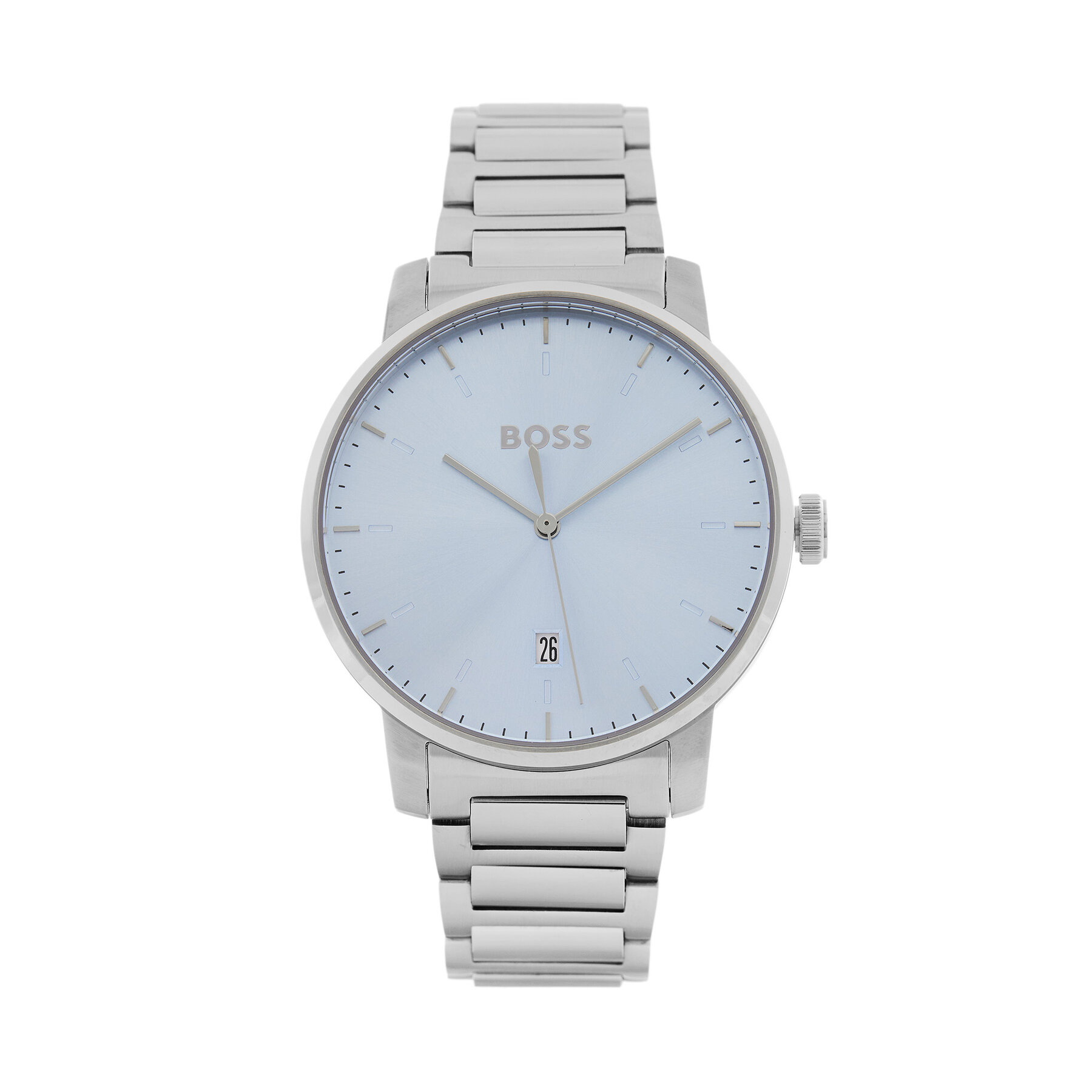 Ročna ura BOSS Dean 1514132 Srebrna