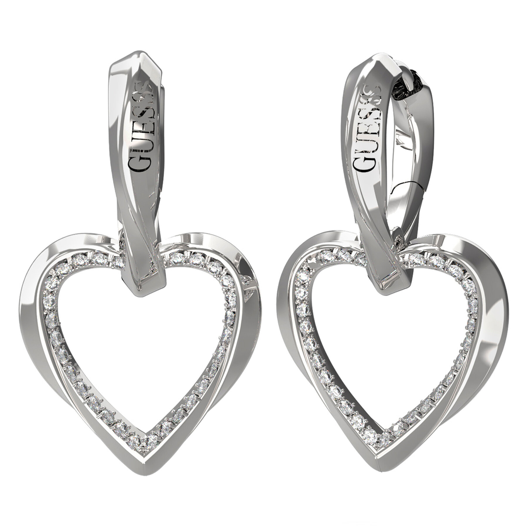 Náušnice Guess JUBE0461 7JW Strieborná