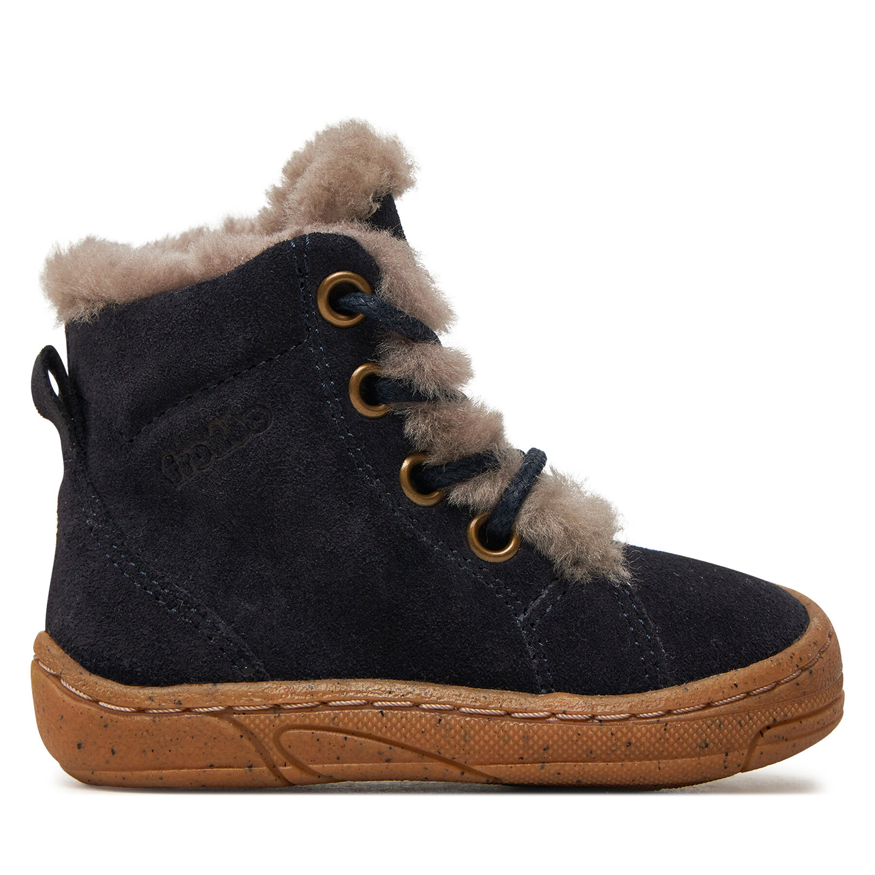 Šnurovacia obuv Froddo Minni Suede Laces G2110140-4 M Modrá