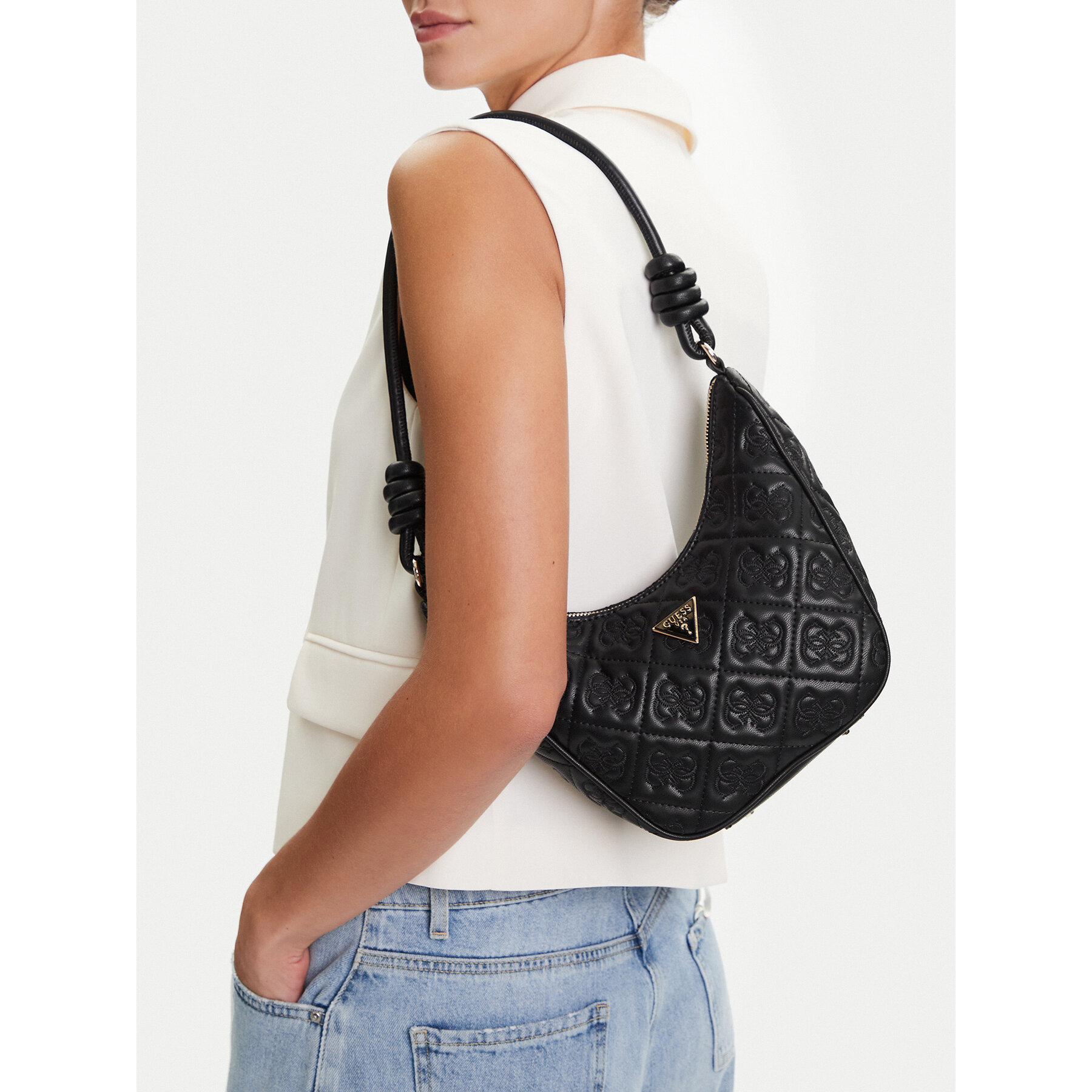 Дамска чанта Guess HWQL96 58180 Черен