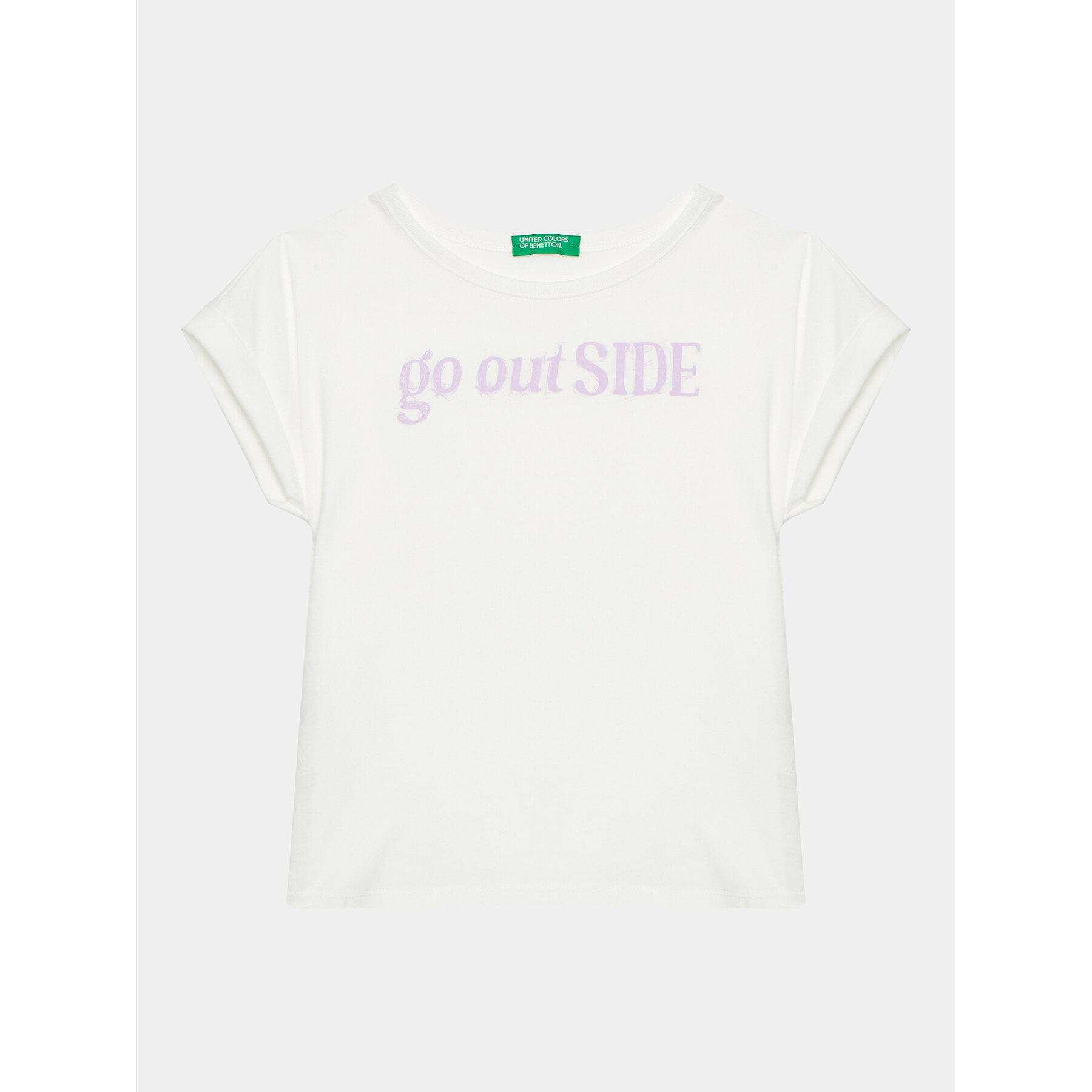 United Colors Of Benetton T-Shirt 3096C10C1 Λευκό Regular Fit