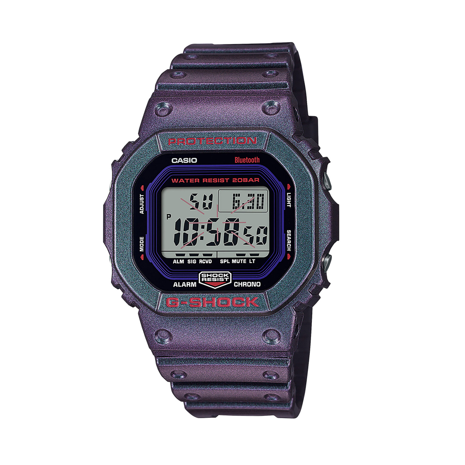 

Годинник G-Shock Casio Aim High DW-B5600AH-6ER Purple, Фіолетовий