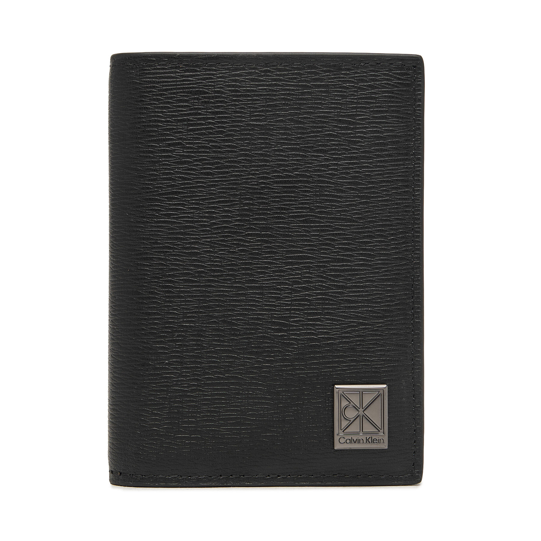 Novčanik Calvin Klein Emblem Hw N/S Billfold W/ Coin LV04D1281G Crna