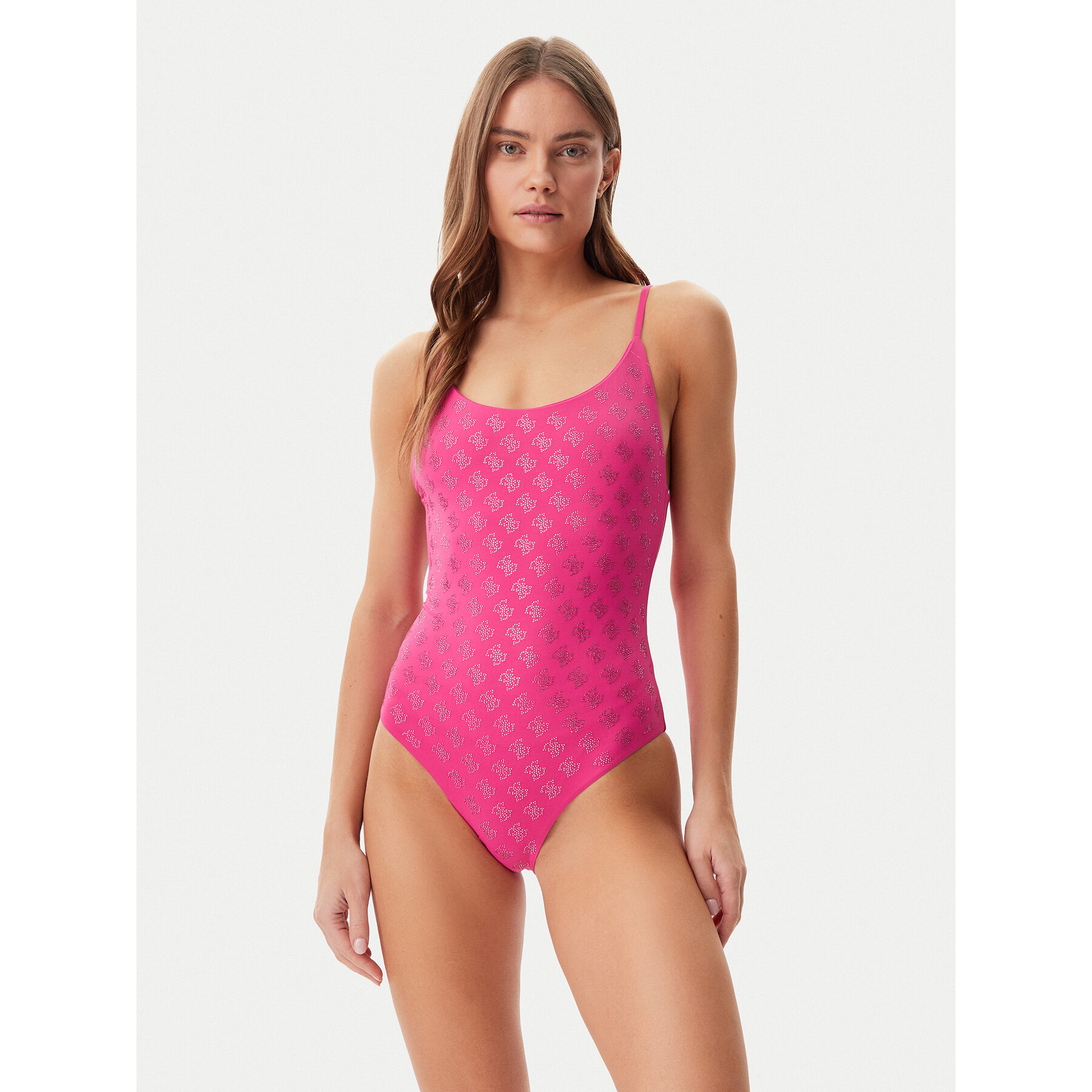Guess Badeanzug E5GJ14 MC040 Rosa Regular Fit