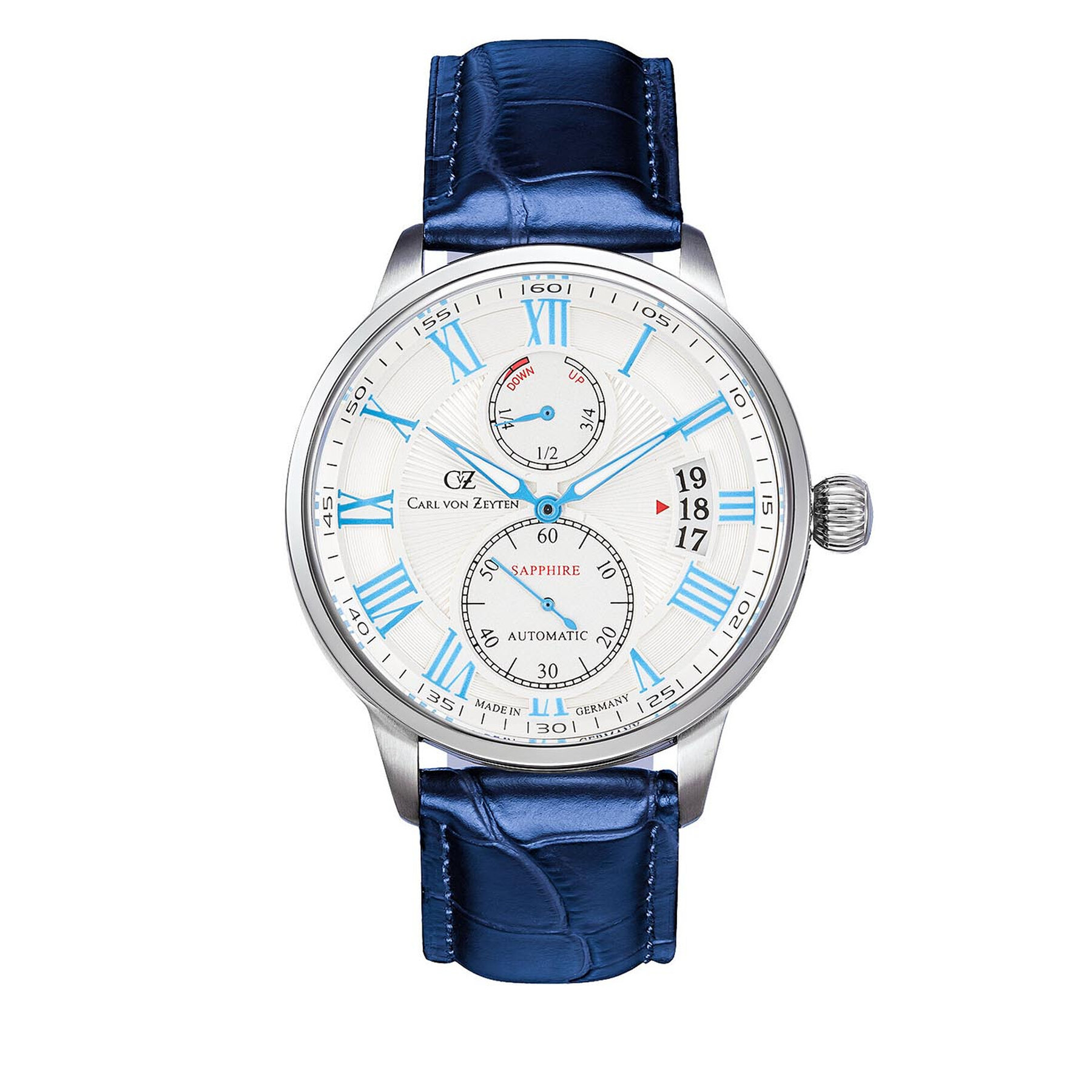 

Годинник Carl Von Zeyten Münstertal CVZ0082WHS Navy/Silver, Cиній