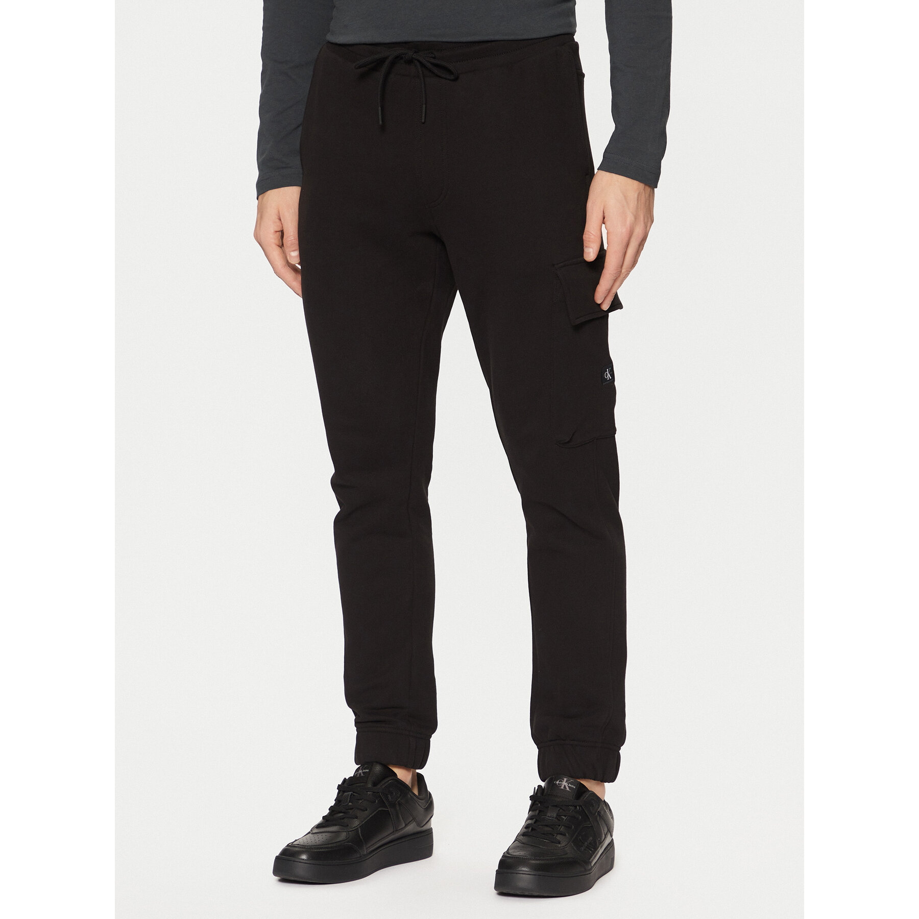Calvin Klein Jeans Jogginghose J30J326762 Schwarz Regular Fit