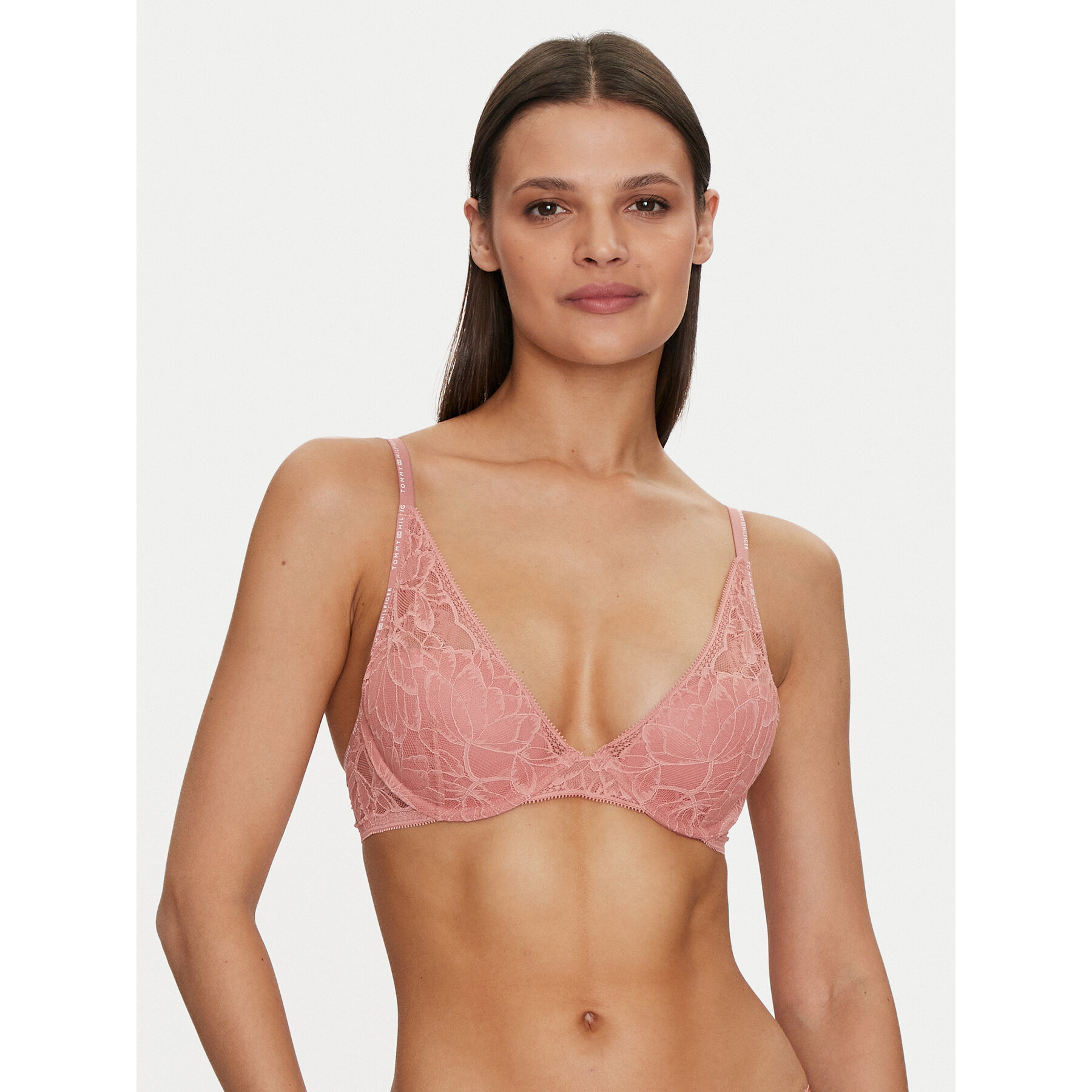 Tommy Hilfiger Bralette melltartó UW0UW05242 Rózsaszín