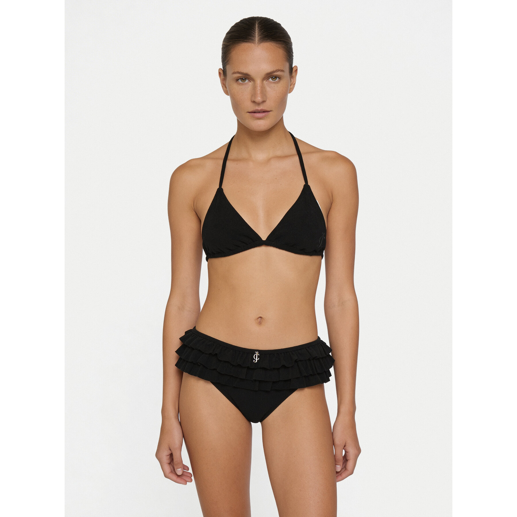 Juicy Couture Bikini Heritage JCITS126202 Crna
