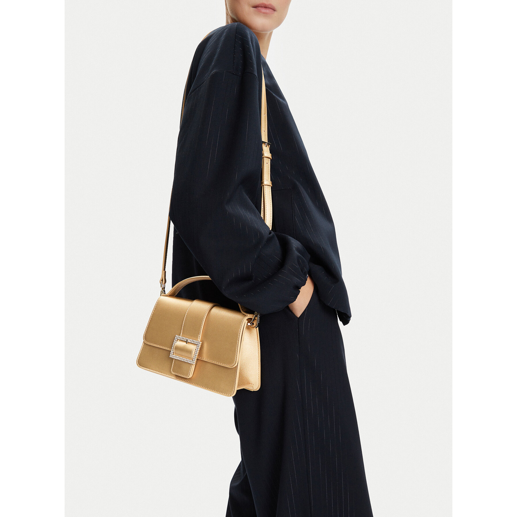Kabelka Nine West CEO-MISSISIPI-III-KY159 Zlatá