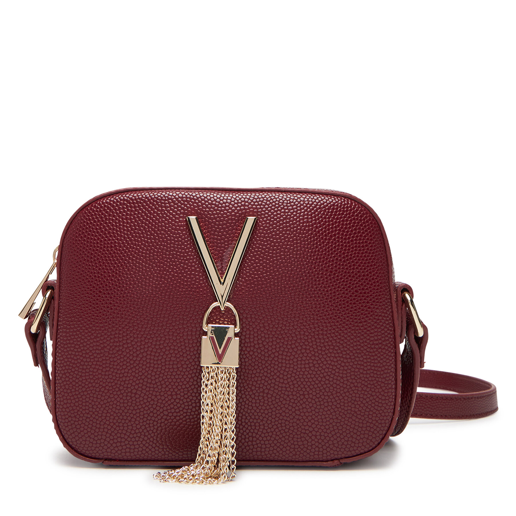 Ročna torba Valentino Divina VBS1R409G Bordo rdeča