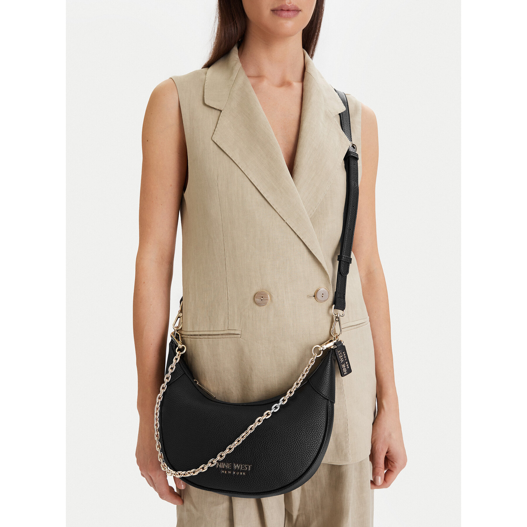 Geantă Nine West CEO-Zerna-KY258 Negru