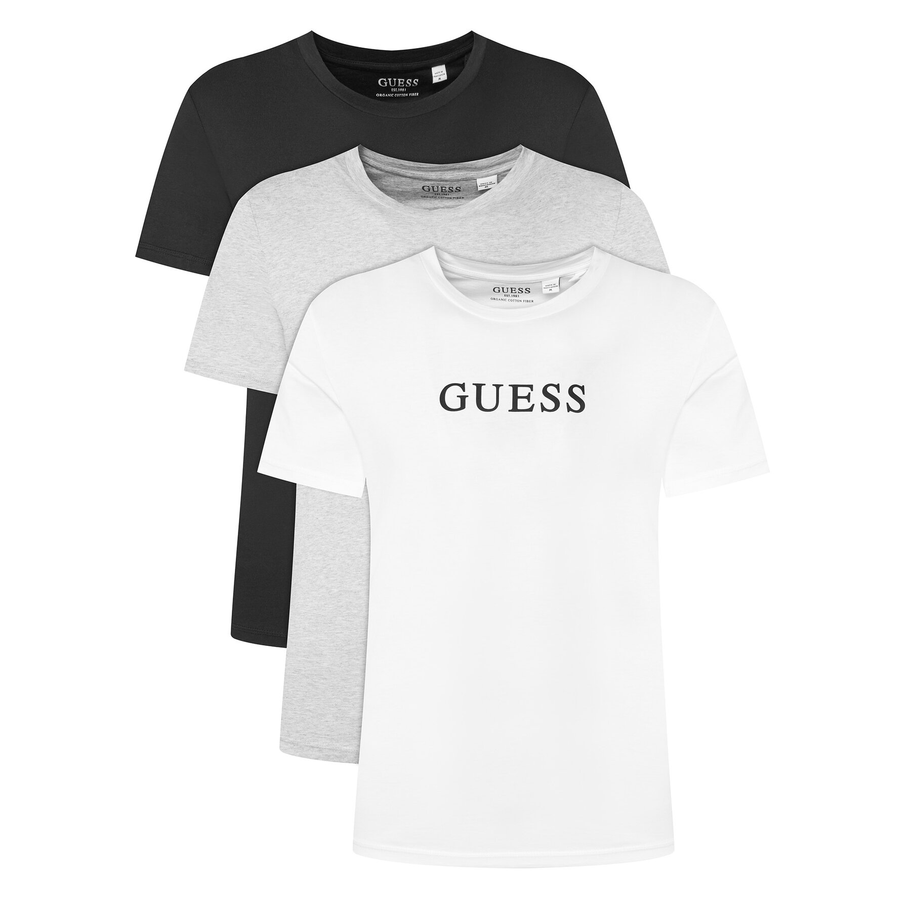 Guess Σετ t-shirts U6GG04 KCAM1 Έγχρωμο Regular Fit