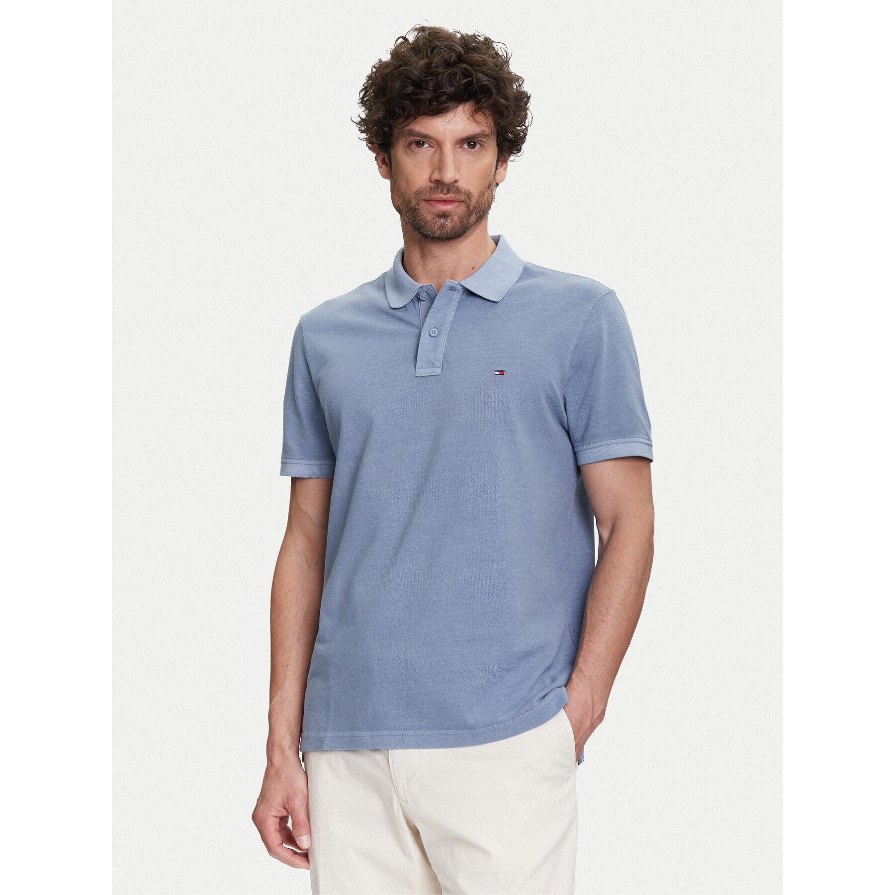 Tommy Hilfiger Polo MW0MW34757 Blu Regular Fit
