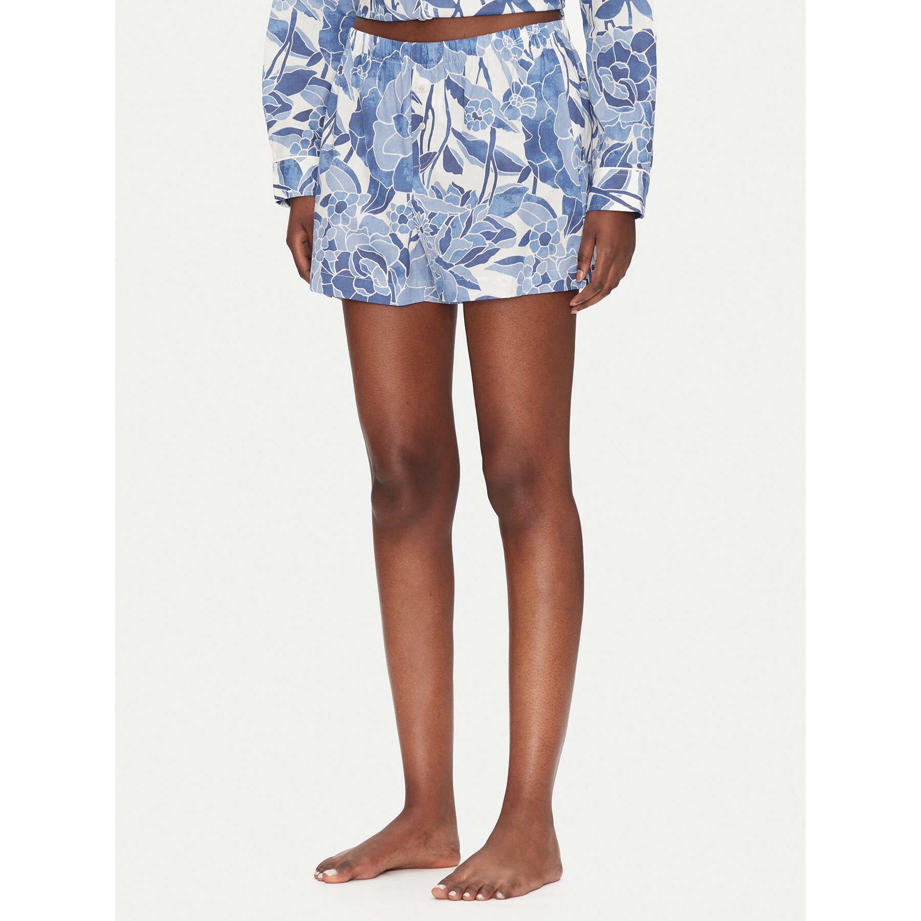 Gap Rövid pizsama nadrág 531510-14 Kék Relaxed Fit
