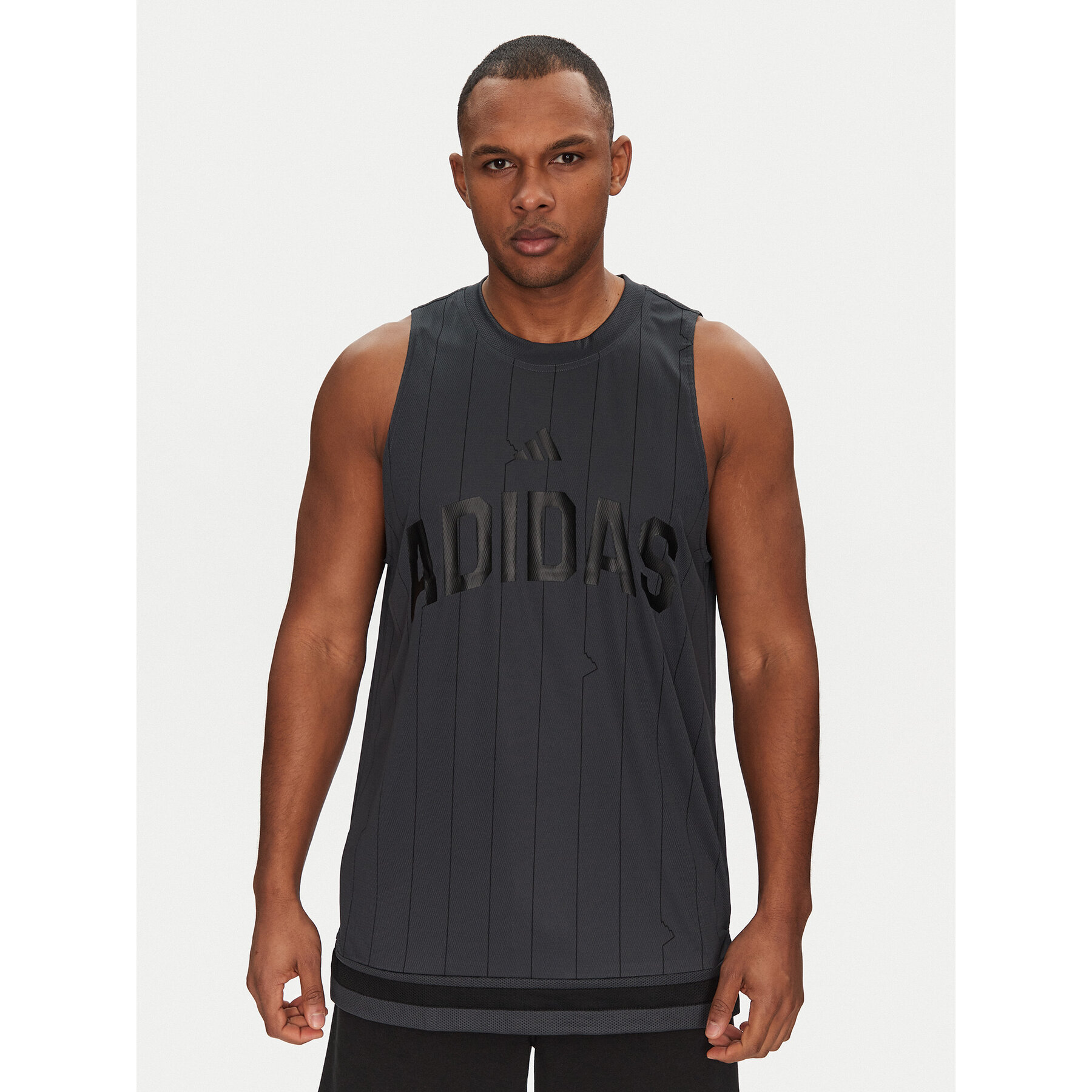 adidas adidas Tank top Seasonal Essentials US Sport JD8104 Γκρι Regular Fit