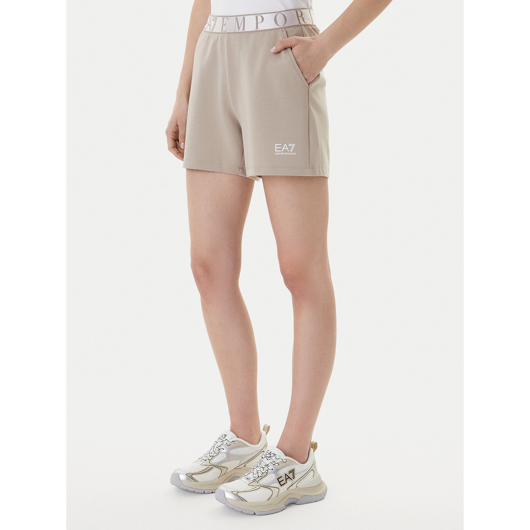 EA7 Emporio Armani Sportshorts 7W001153 AF12501 U6225 Beige Regular Fit