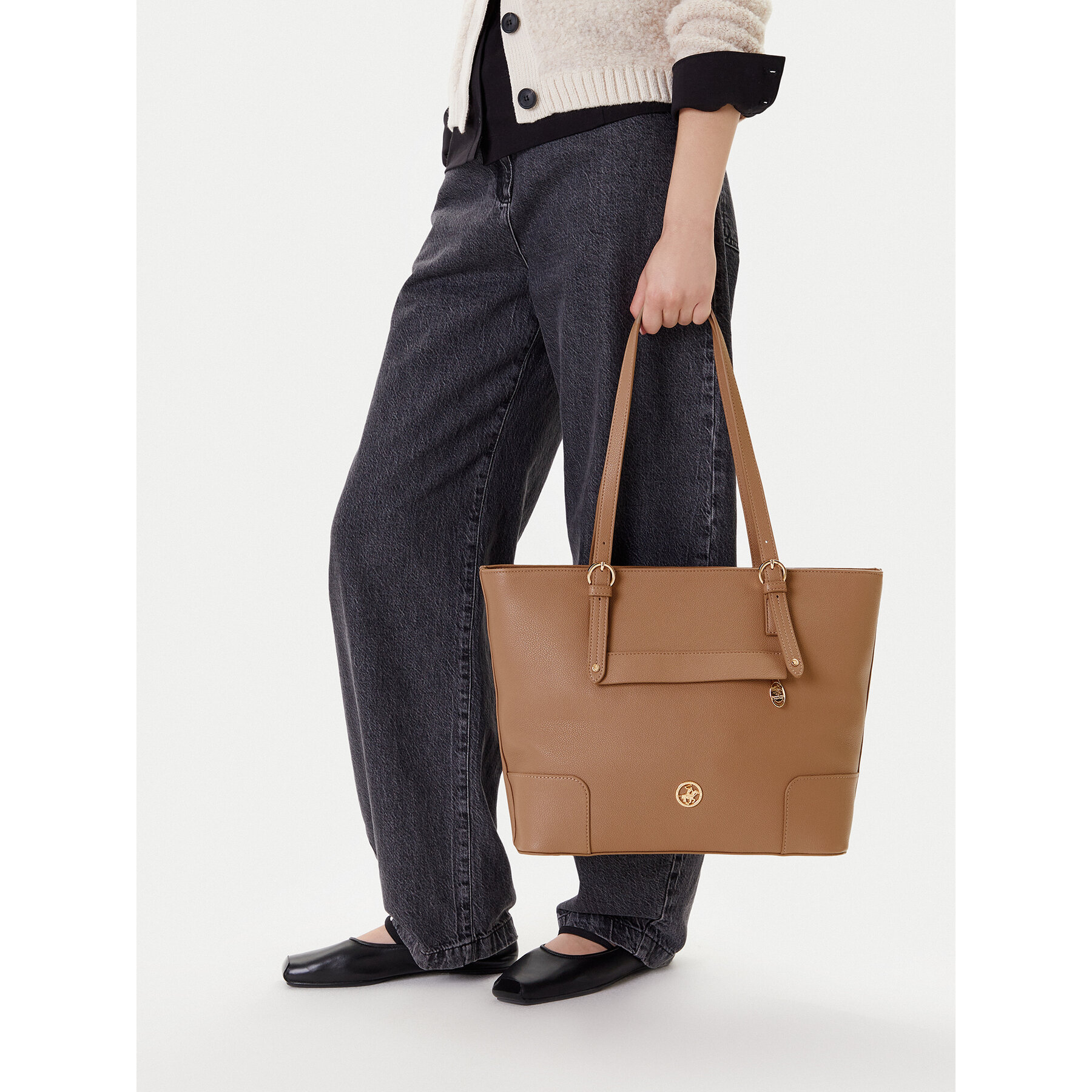 Дамска чанта Beverly Hills Polo Club CEO-BHPC-C-007-08 Бежов