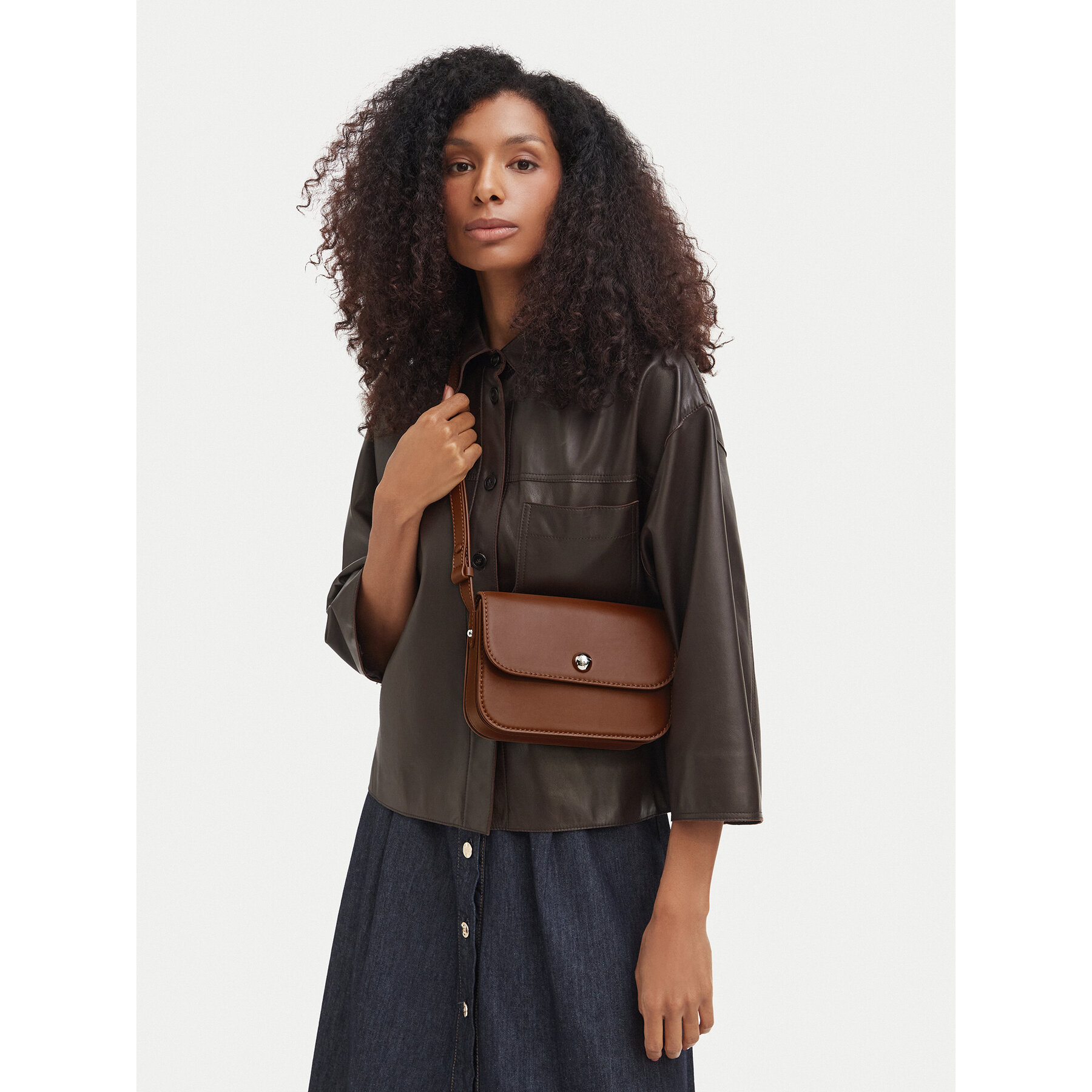 Дамска чанта Weekend Max Mara Kapetali 2625516095 Кафяв