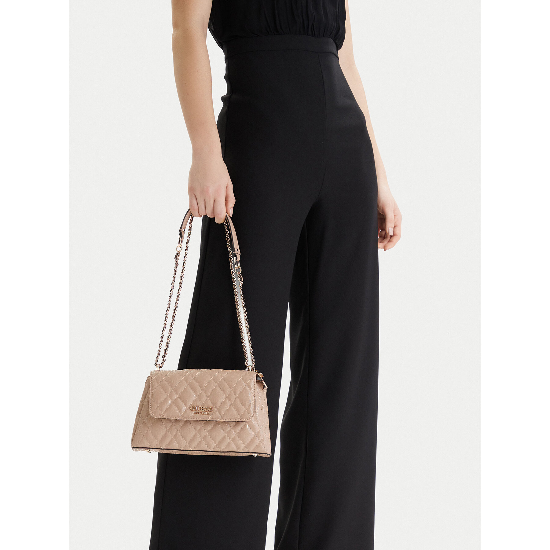 Дамска чанта Guess Isemay HWGG96 28210 Бежов