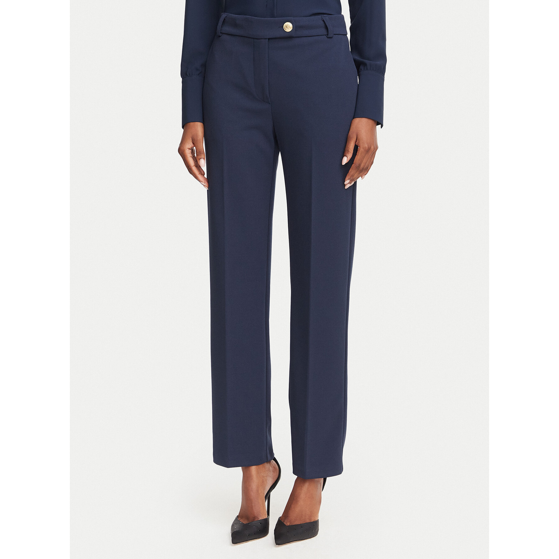 Rinascimento Stoffhose CFC0131085003 Dunkelblau Regular Fit