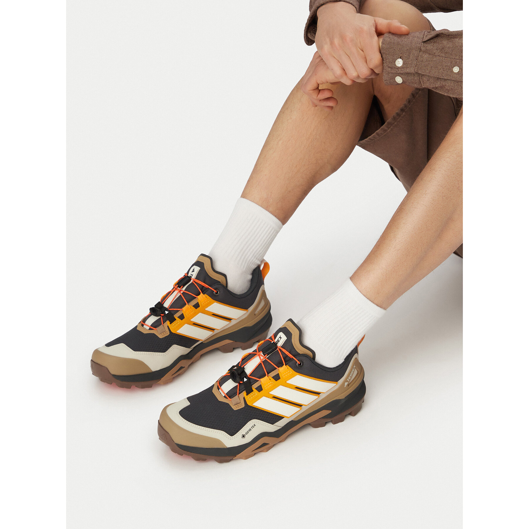 Trekingová obuv adidas Terrex Skychaser Gore-Tex JR3987 Hnedá