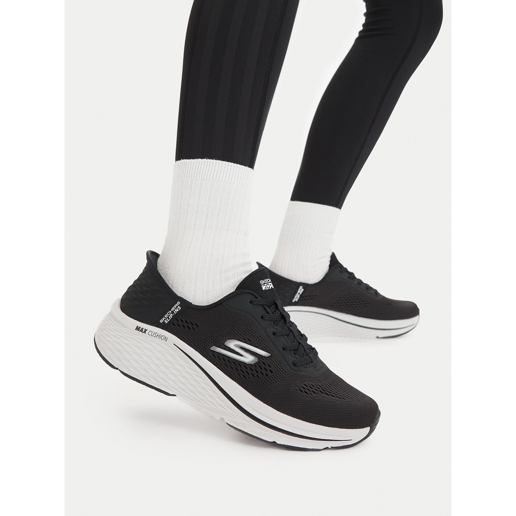 Sneakersy Skechers 129606/BKW Čierna