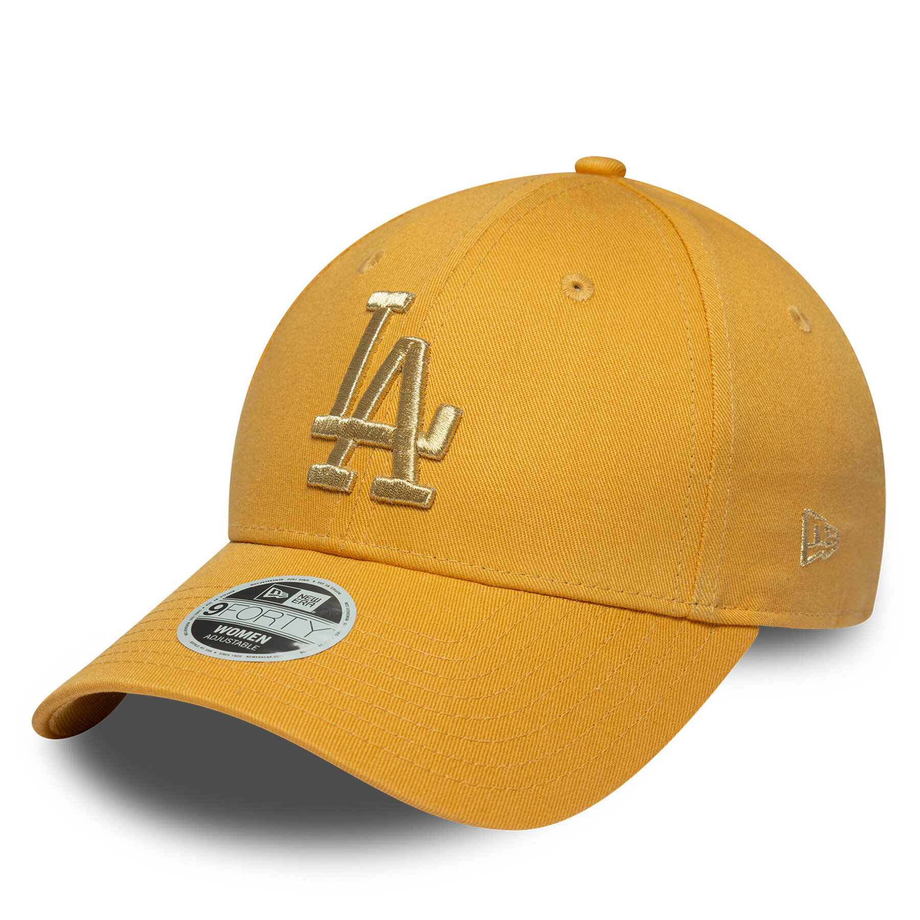 Cepure ar nagu New Era LA Dodgers Metallic Yellow 9FORTY 60667386 Dzeltens