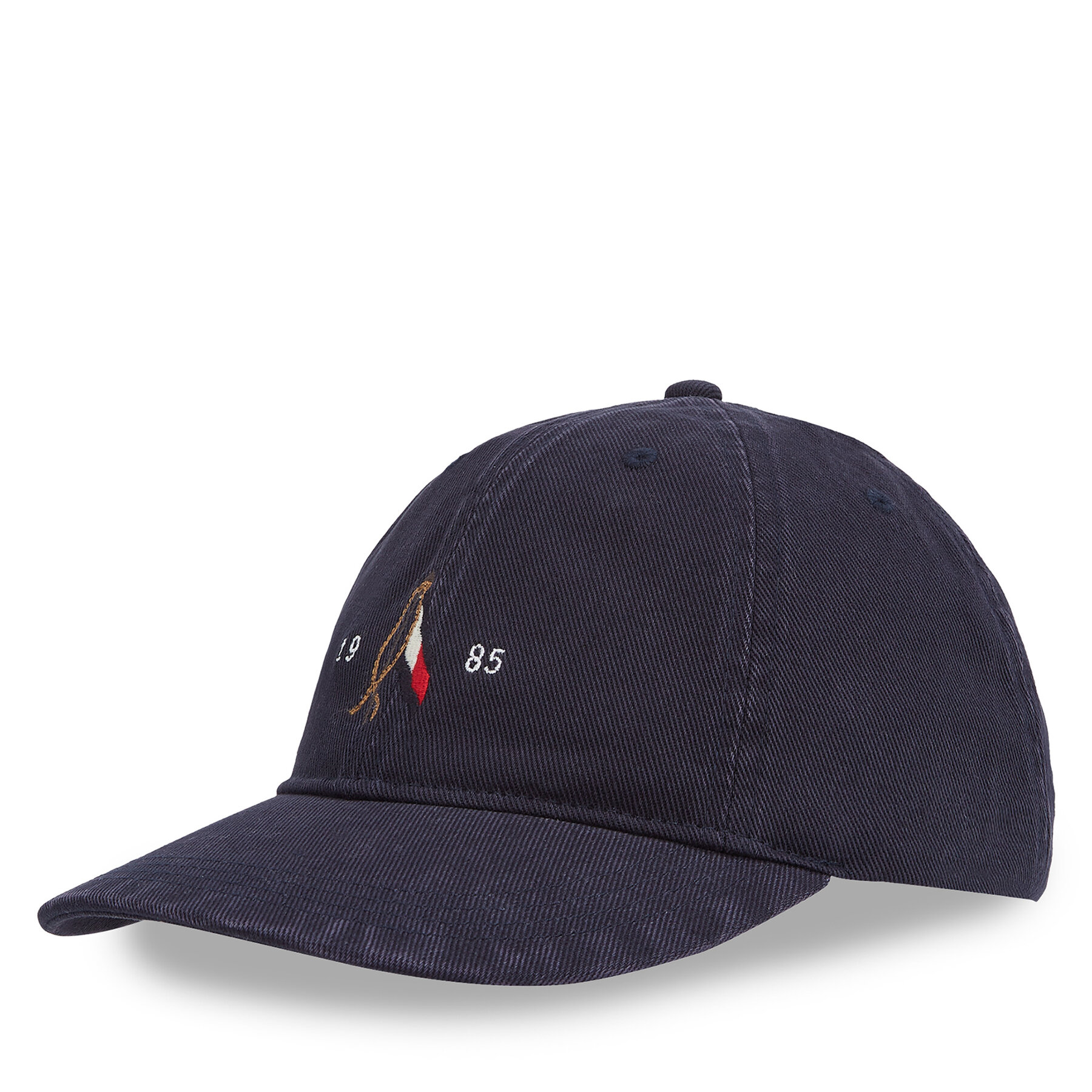 Šiltovka Tommy Hilfiger Seasonal Flag Wash 6 Panel Cap AM0AM13348 Tmavomodrá