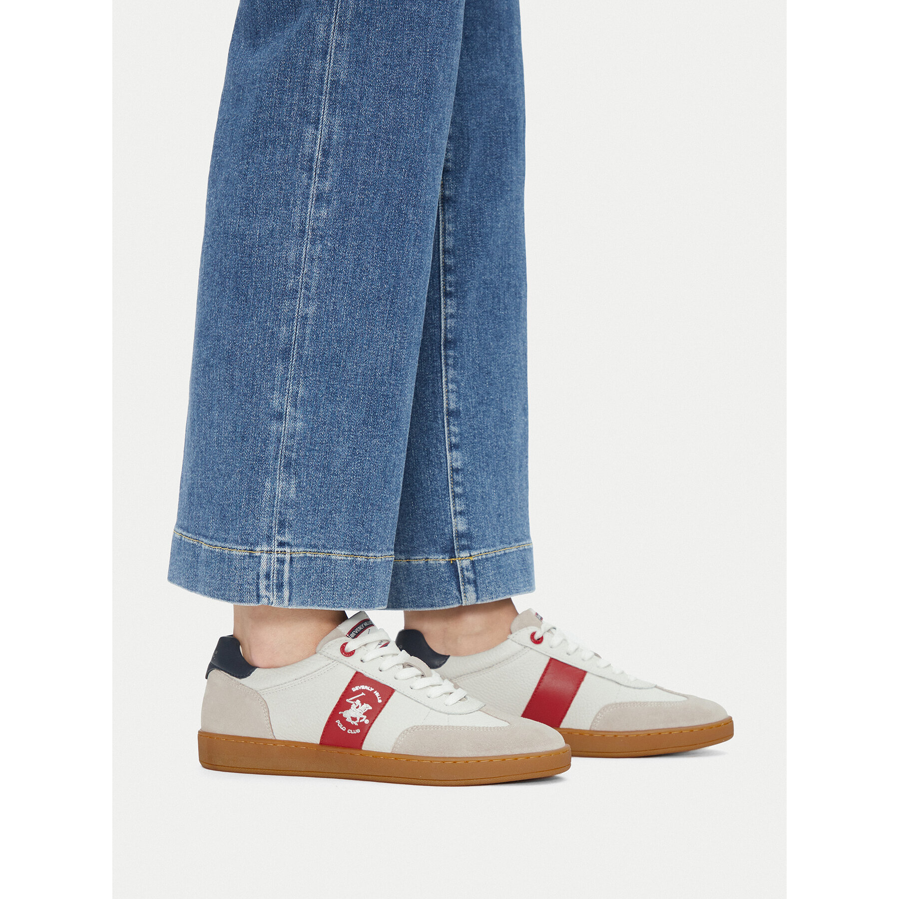 Sneakers Beverly Hills Polo Club WI44-VOUN-01 Alb