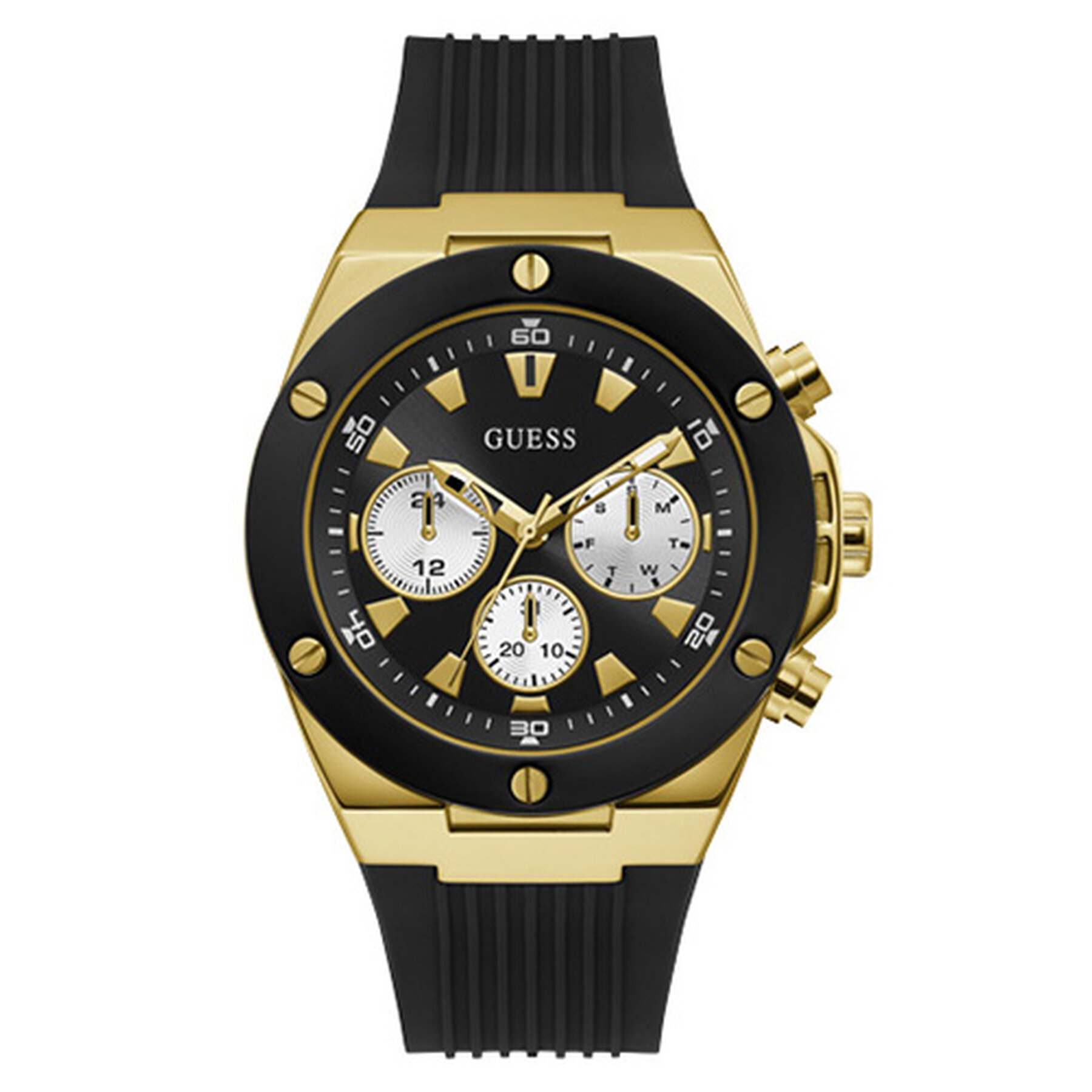 

Годинник Guess Poseidon GW0057G1 BLACK/GOLD, Чорний