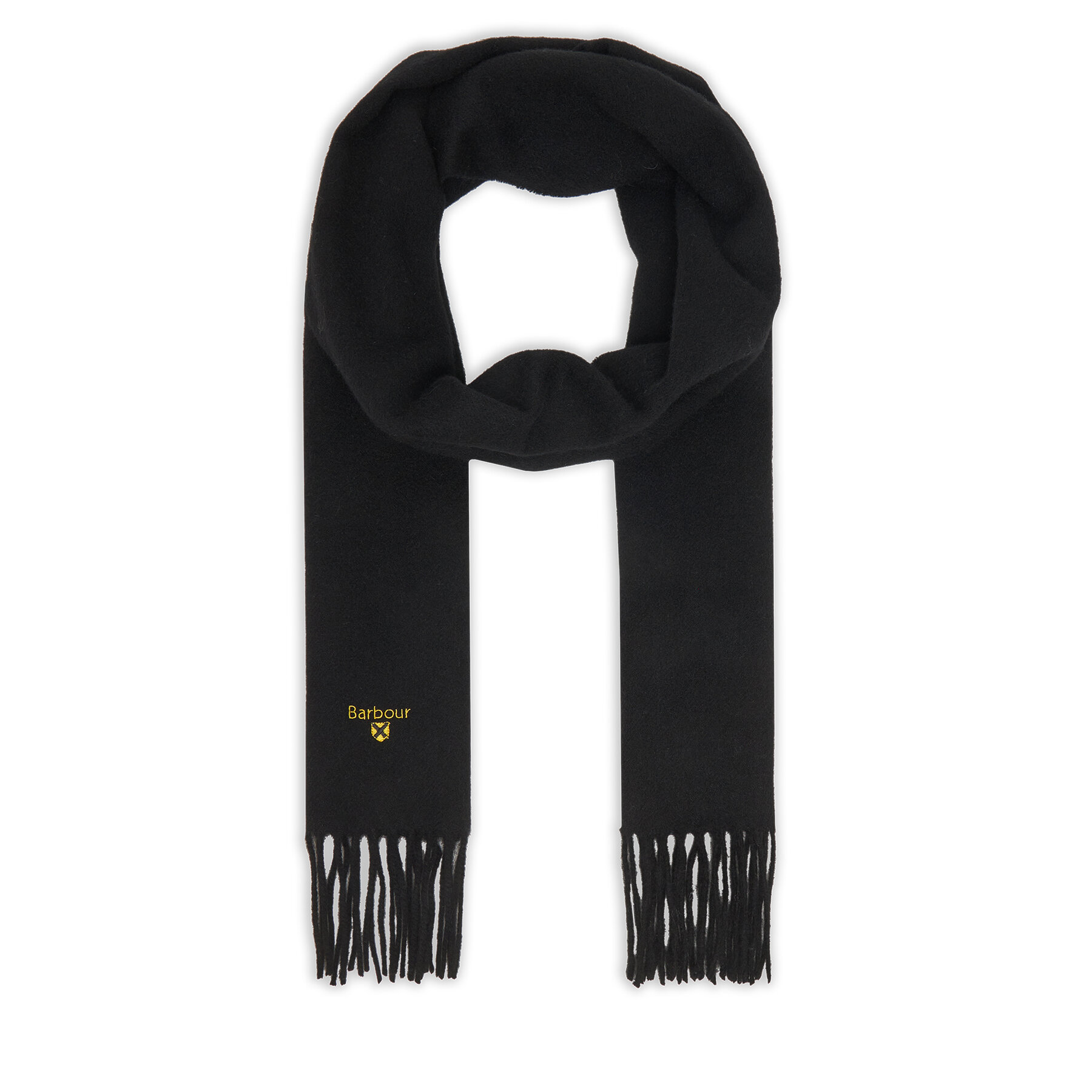 Męski Szalik Barbour Czarny Plain USC0008