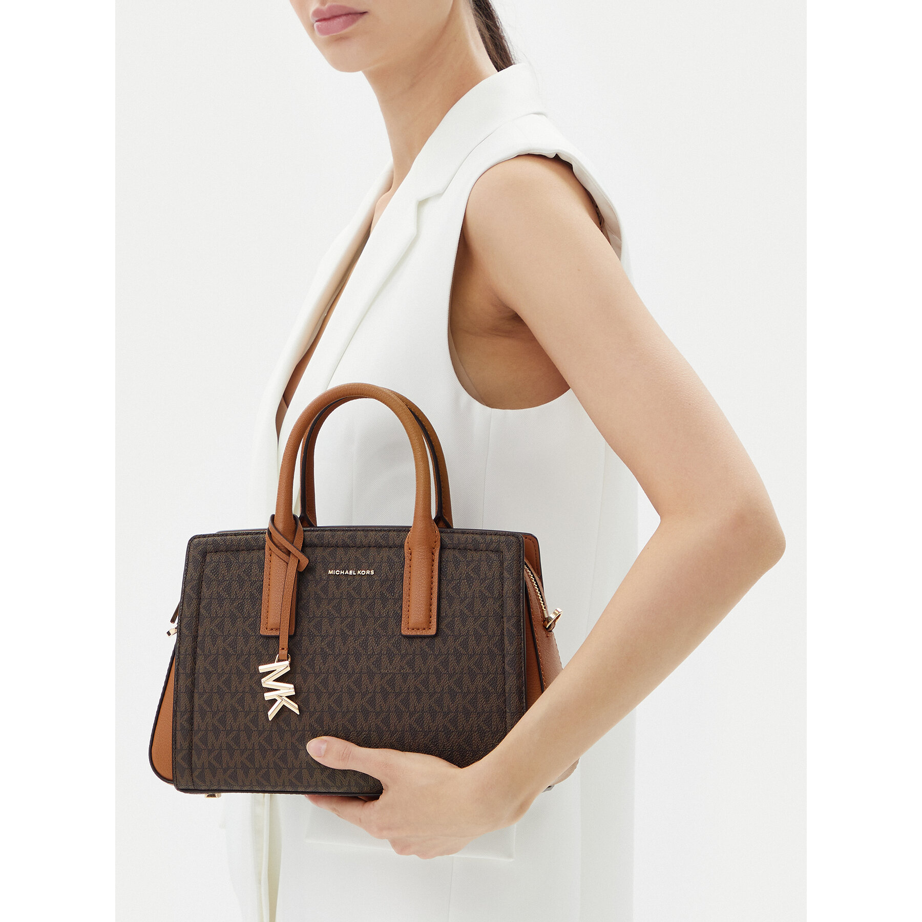 Torbica MICHAEL Michael Kors Laila 30S5G9IS1B Smeđa