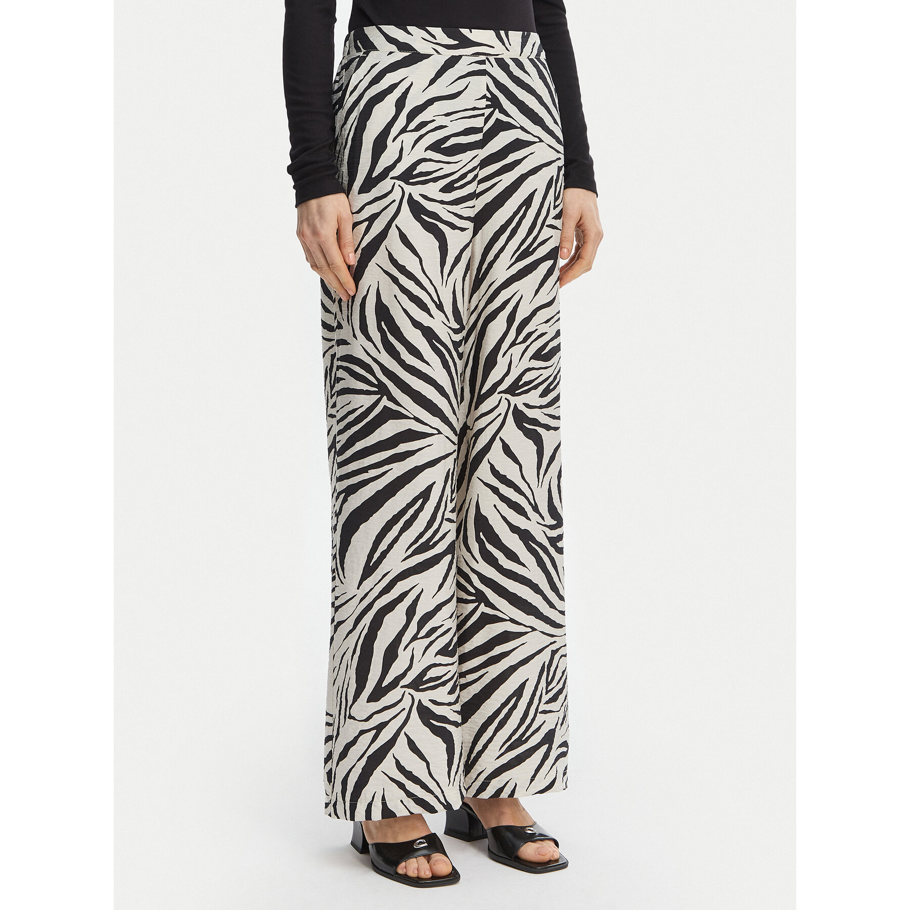Vero Moda Stoffhose Josie 10303759 Beige Wide Leg