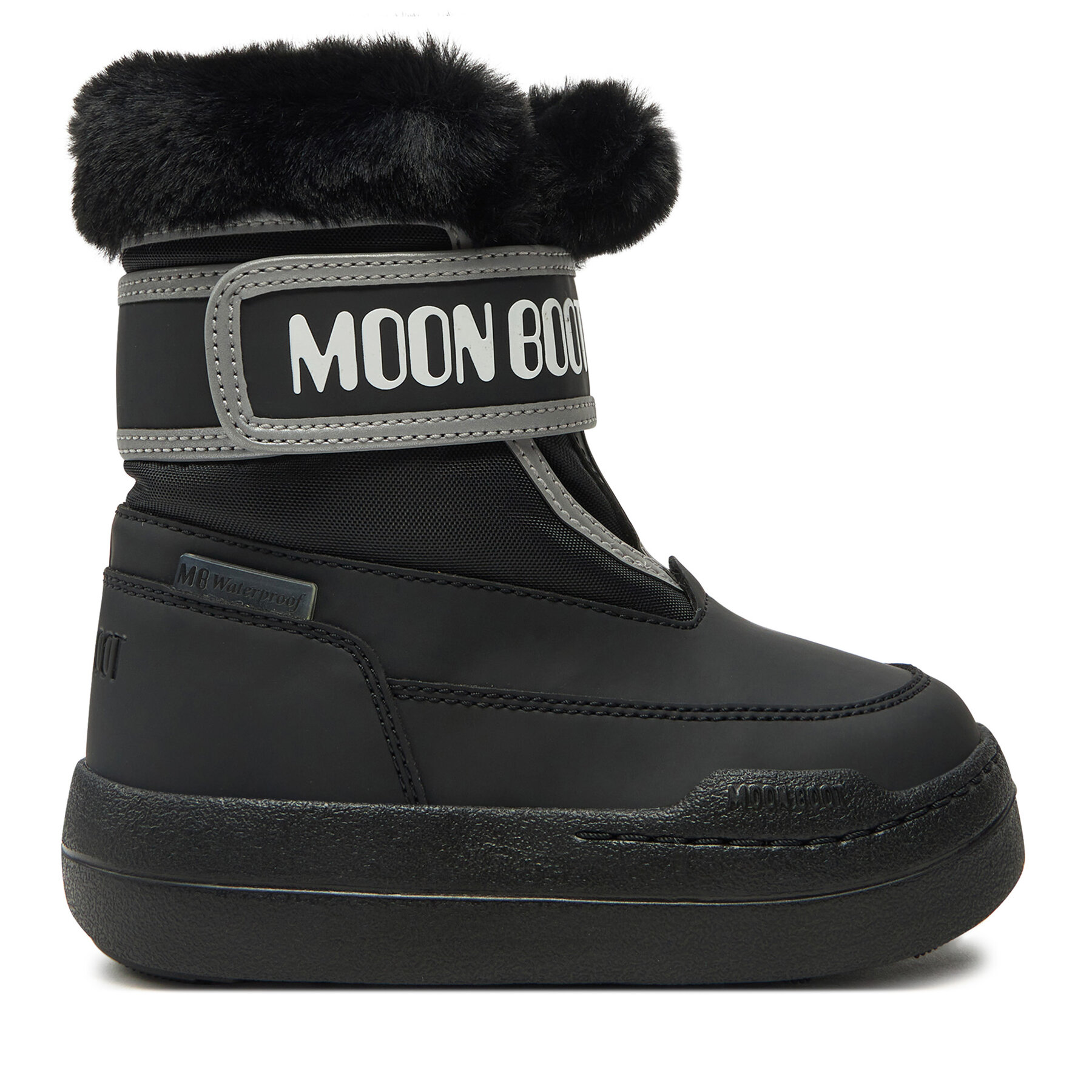 Vinterskor Moon Boot Junior Park Strap 80D3440030 Svart