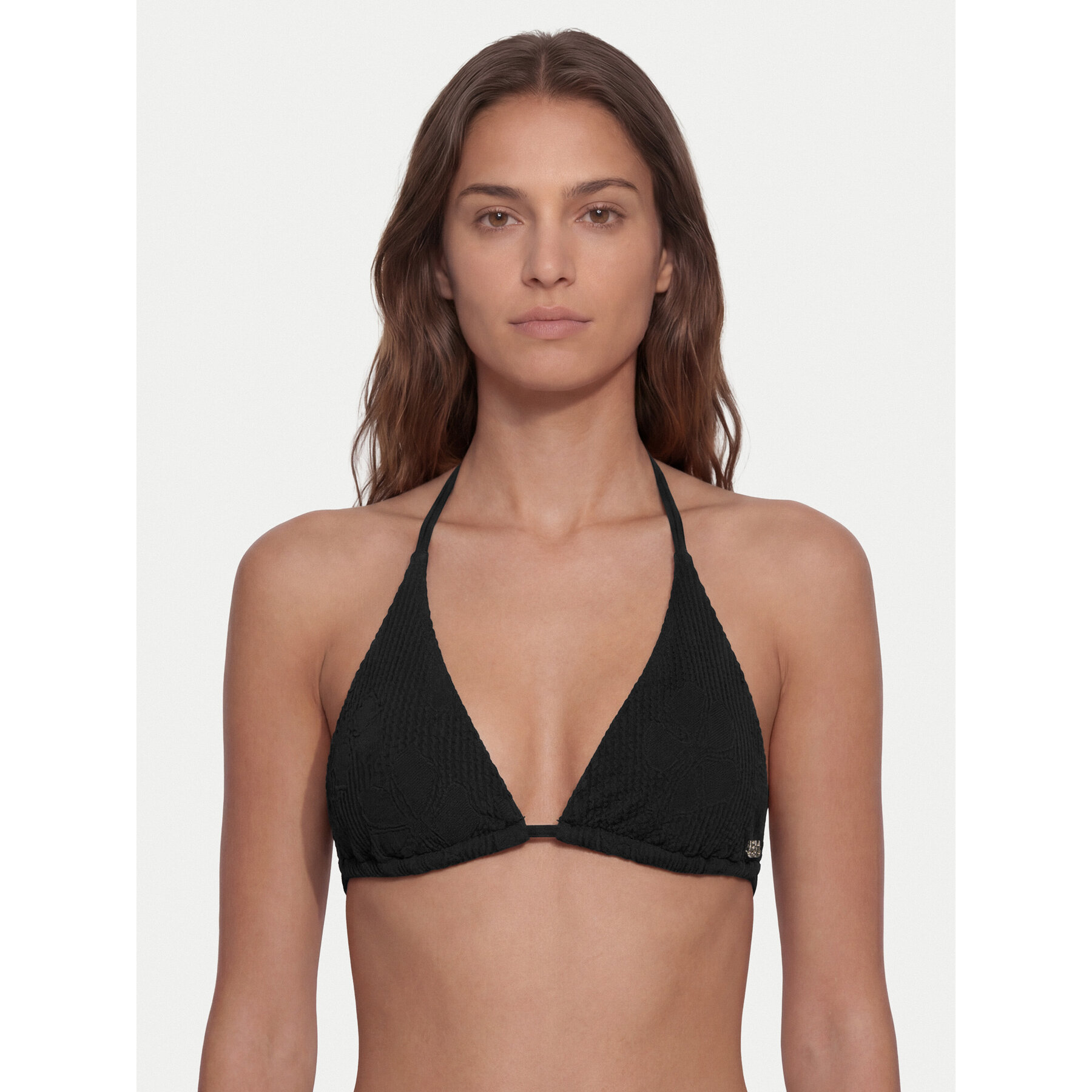 HUGO Bikini-Oberteil Tropi Triangle 50561283 Schwarz