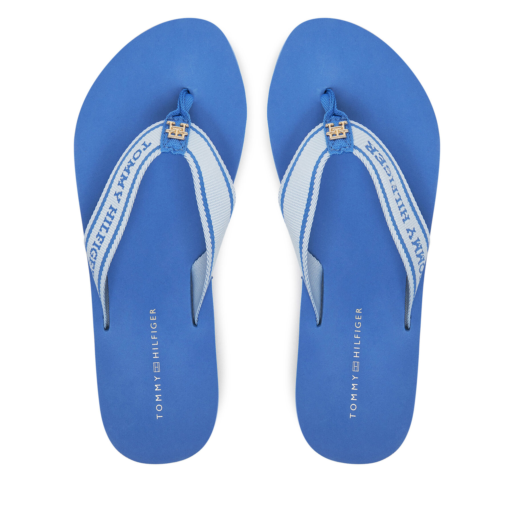 Dámske Žabky Tommy Hilfiger, Rozmer: 39, Modrá, Hilfiger Webbing Beach Sandal FW0FW08515