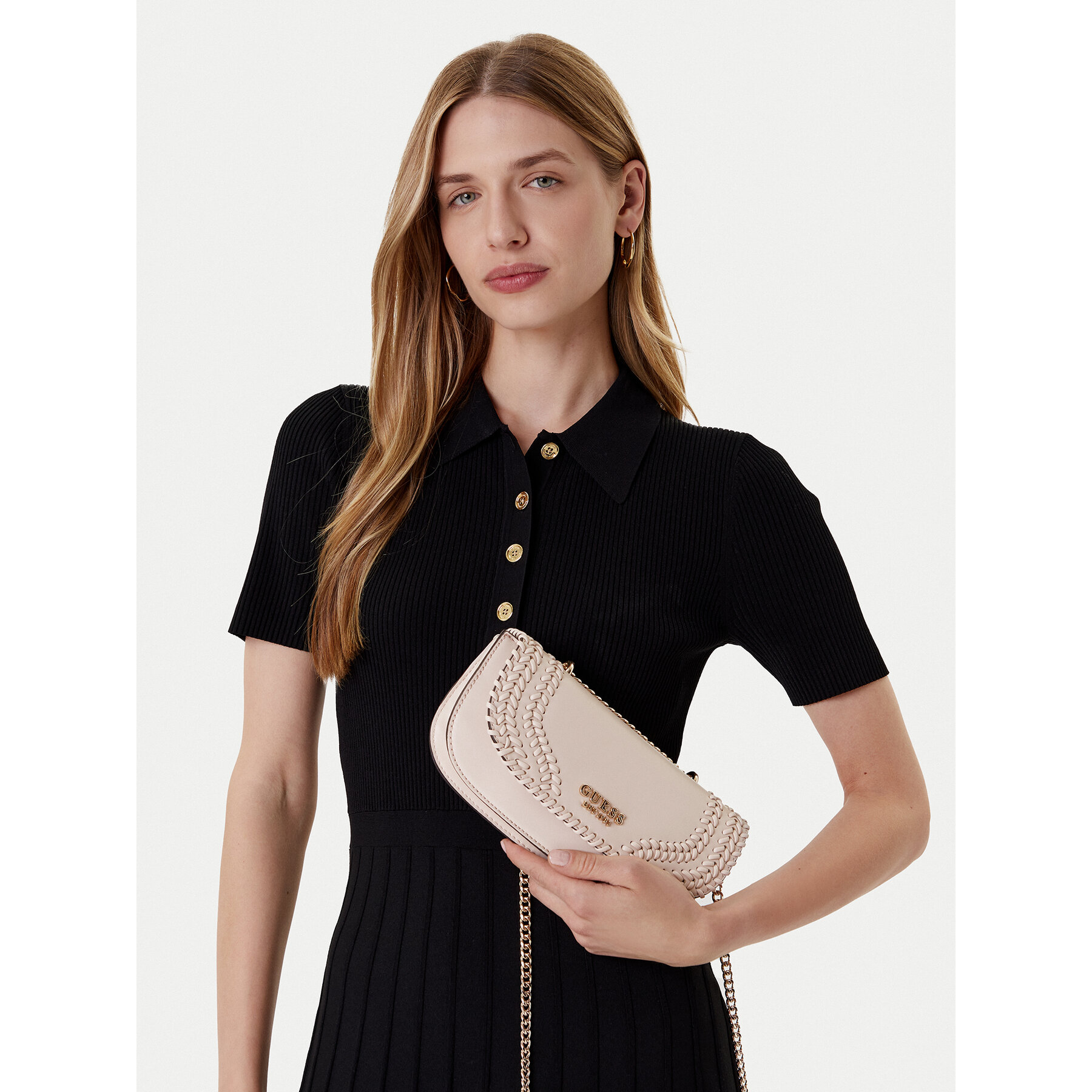 Дамска чанта Guess Tatum HWNG96 67210 Бежов