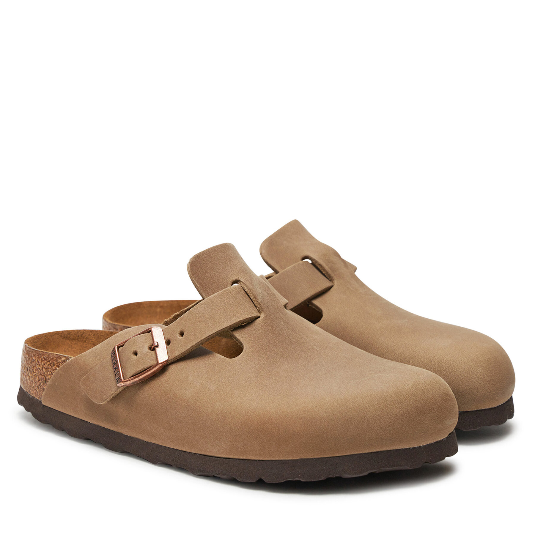 Mules / sandales de bain Birkenstock Boston 1019484 Marron