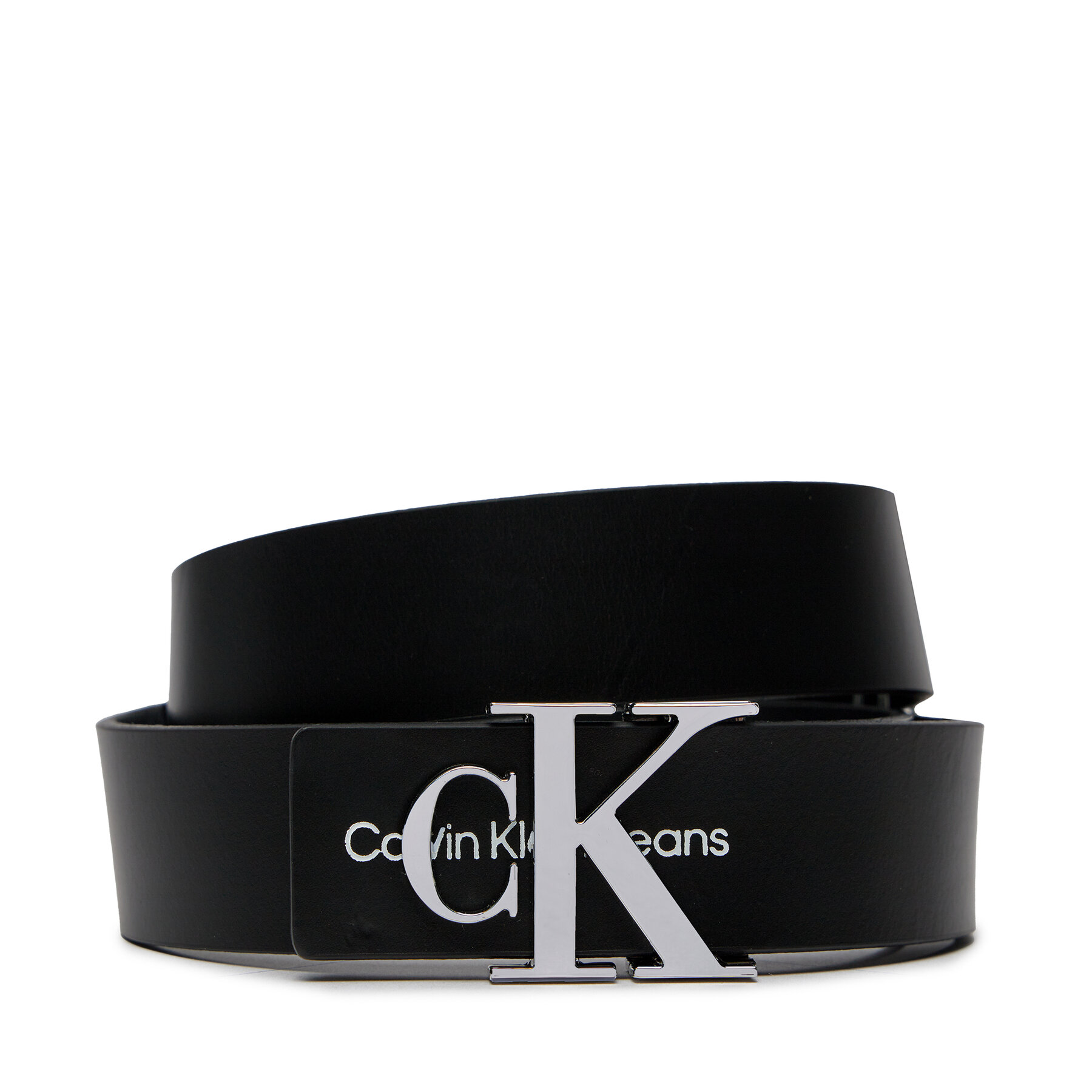 Curea de Damă Calvin Klein Jeans Monogram Hardware 30Mm K60K610281 Negru