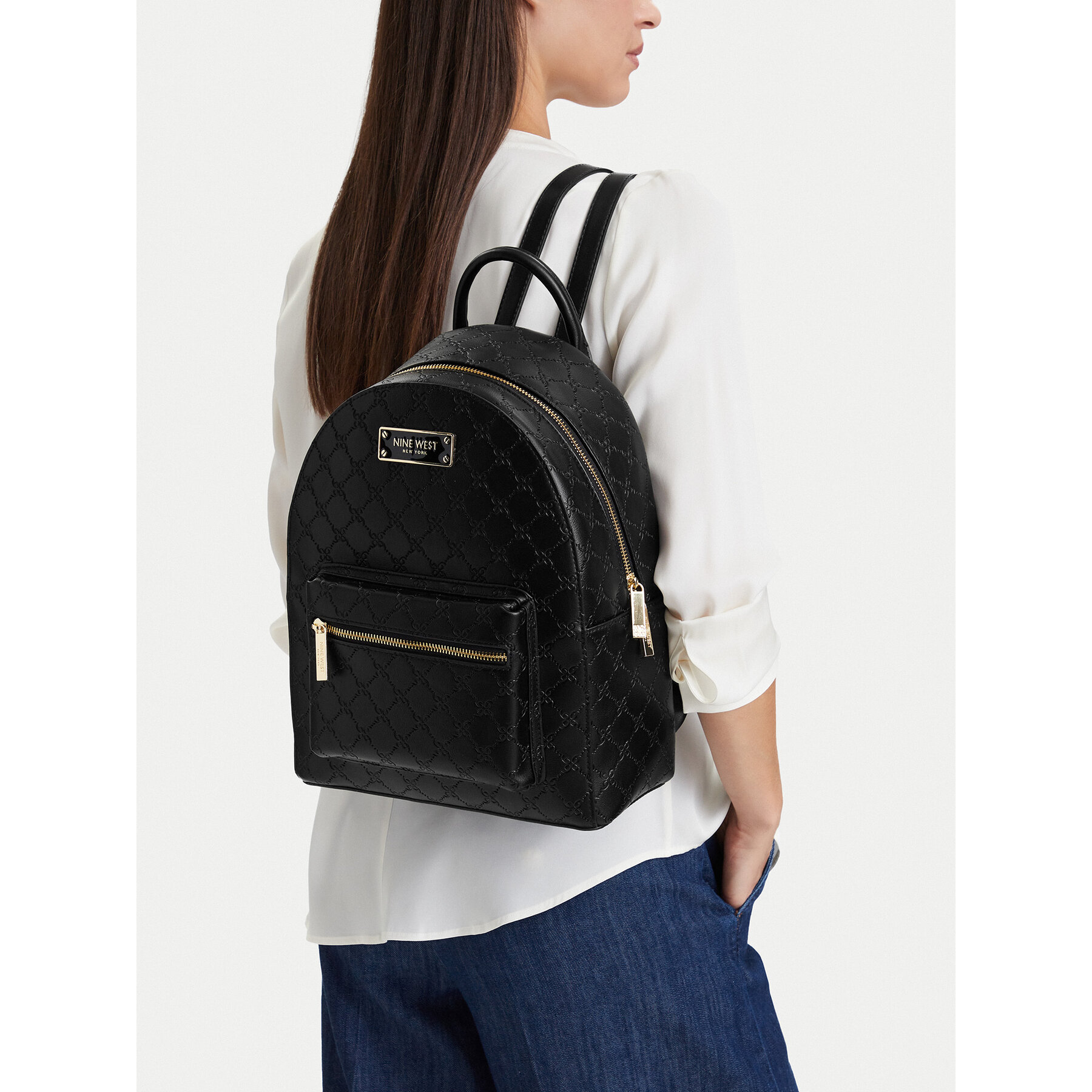 Rucsac Nine West CEO-IVORY CHARM-JH7437 Negru
