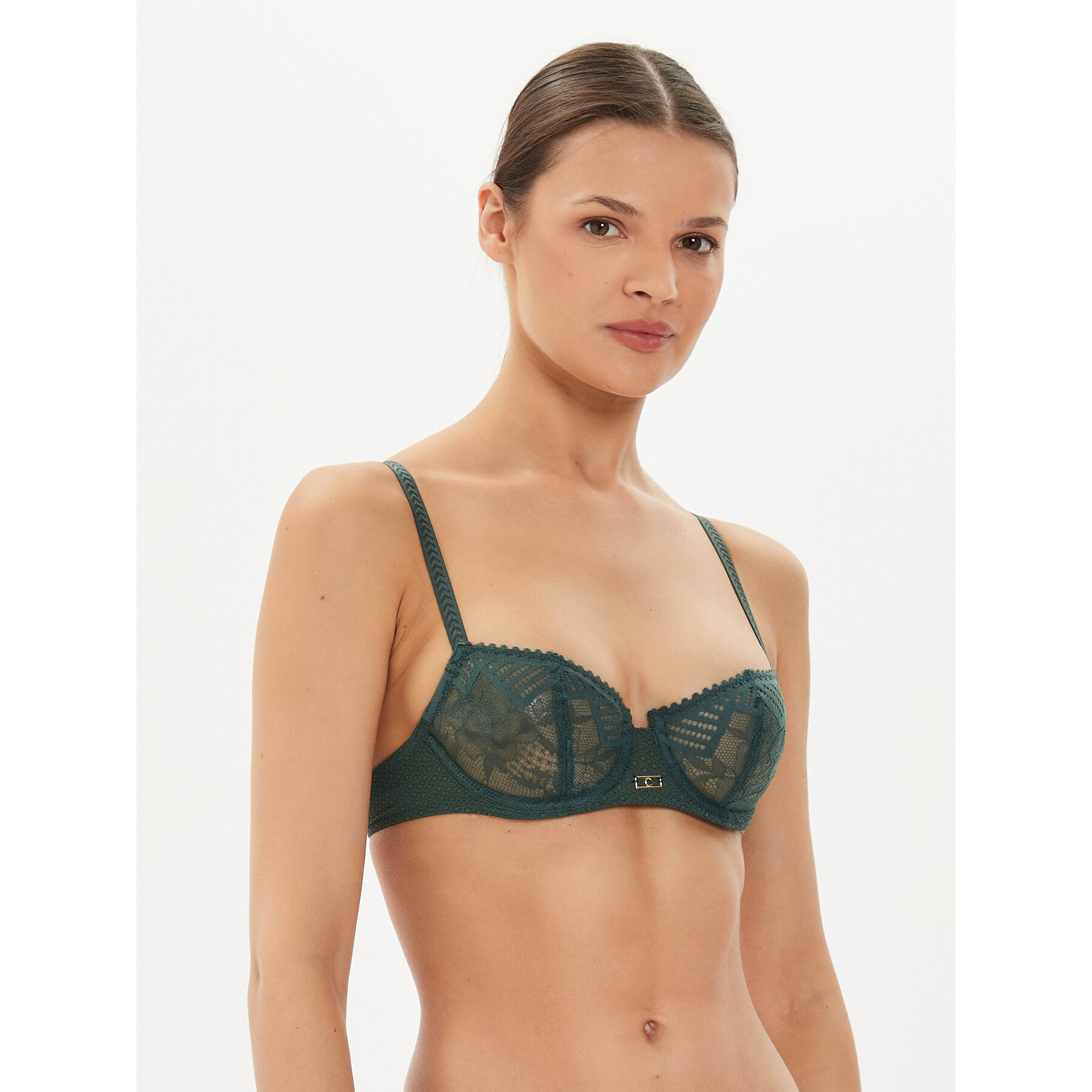 Chantelle Chantelle Σουτιέν Balconette Origins C13XM5 Πράσινο