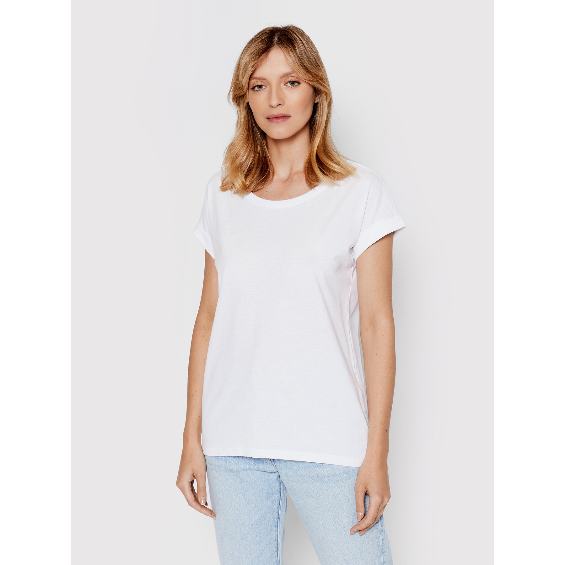 Vila T-shirt Dreamers 14025668 Bianco Regular Fit
