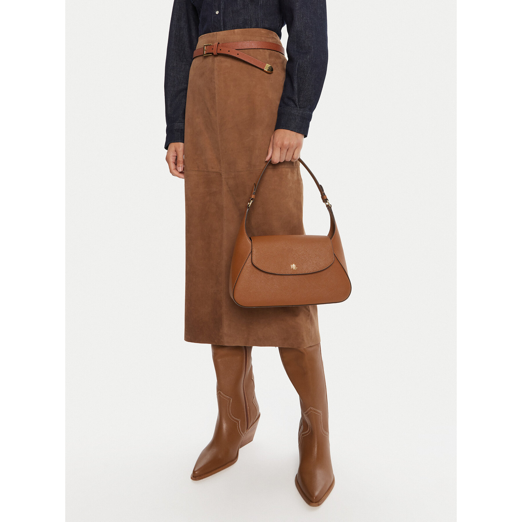 Kabelka LAUREN RALPH LAUREN 431969364002 Hnedá