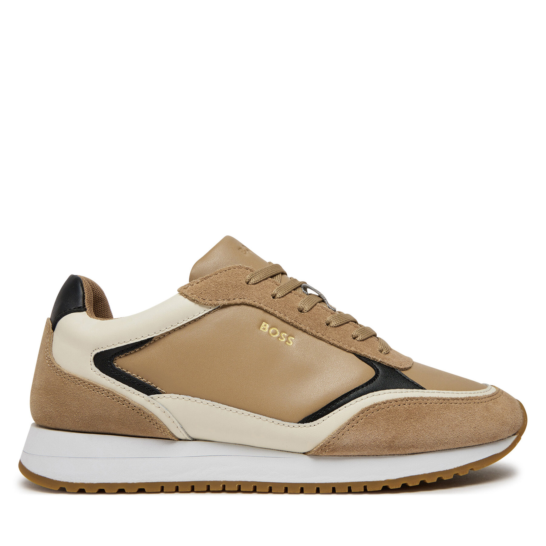 Dámske Sneakersy BOSS, Rozmer: 36, Hnedá, Kai Runn Flsd 50529702 10232547