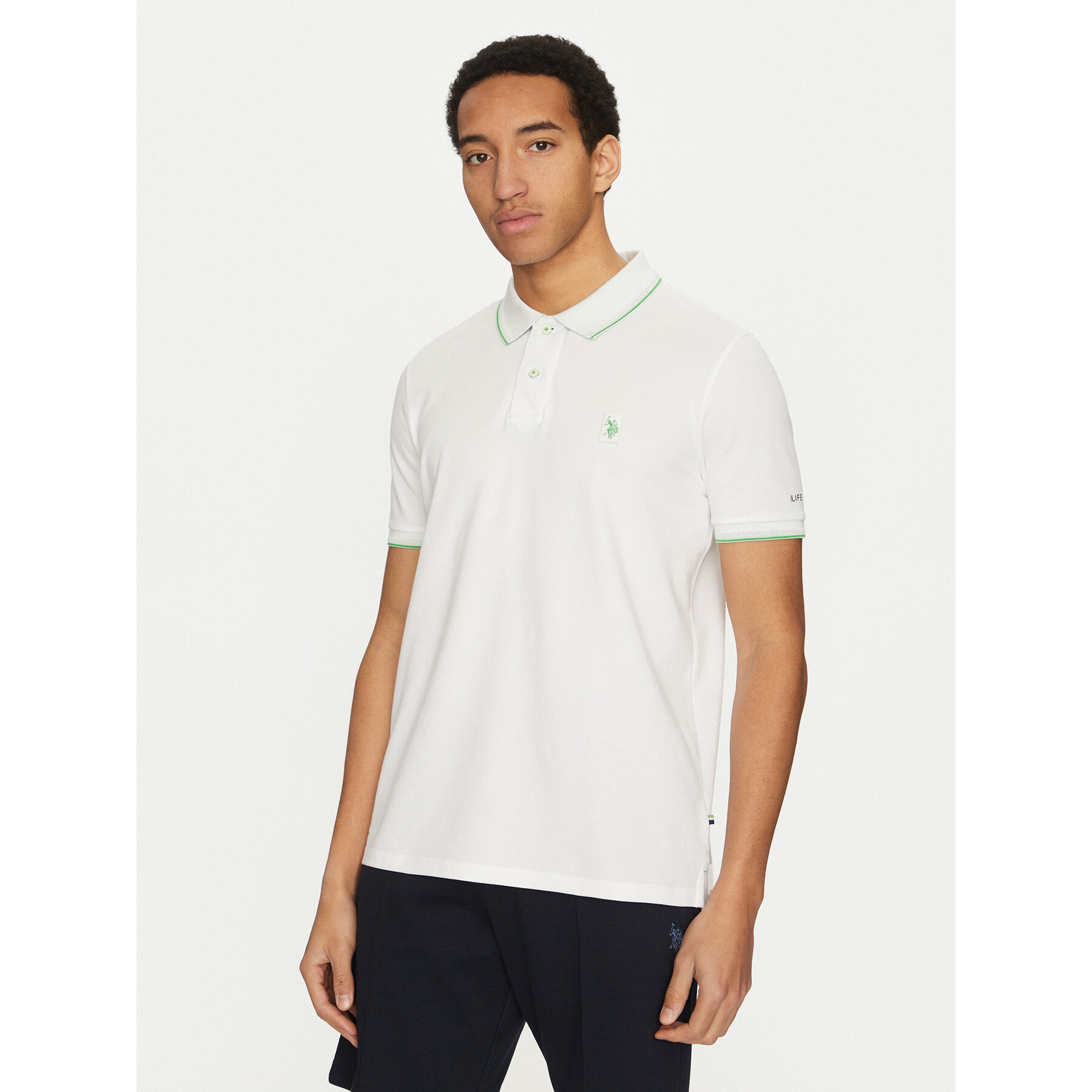 U.S. Polo Assn. U.S. Polo Assn. Polo MUP3508 Λευκό Regular Fit