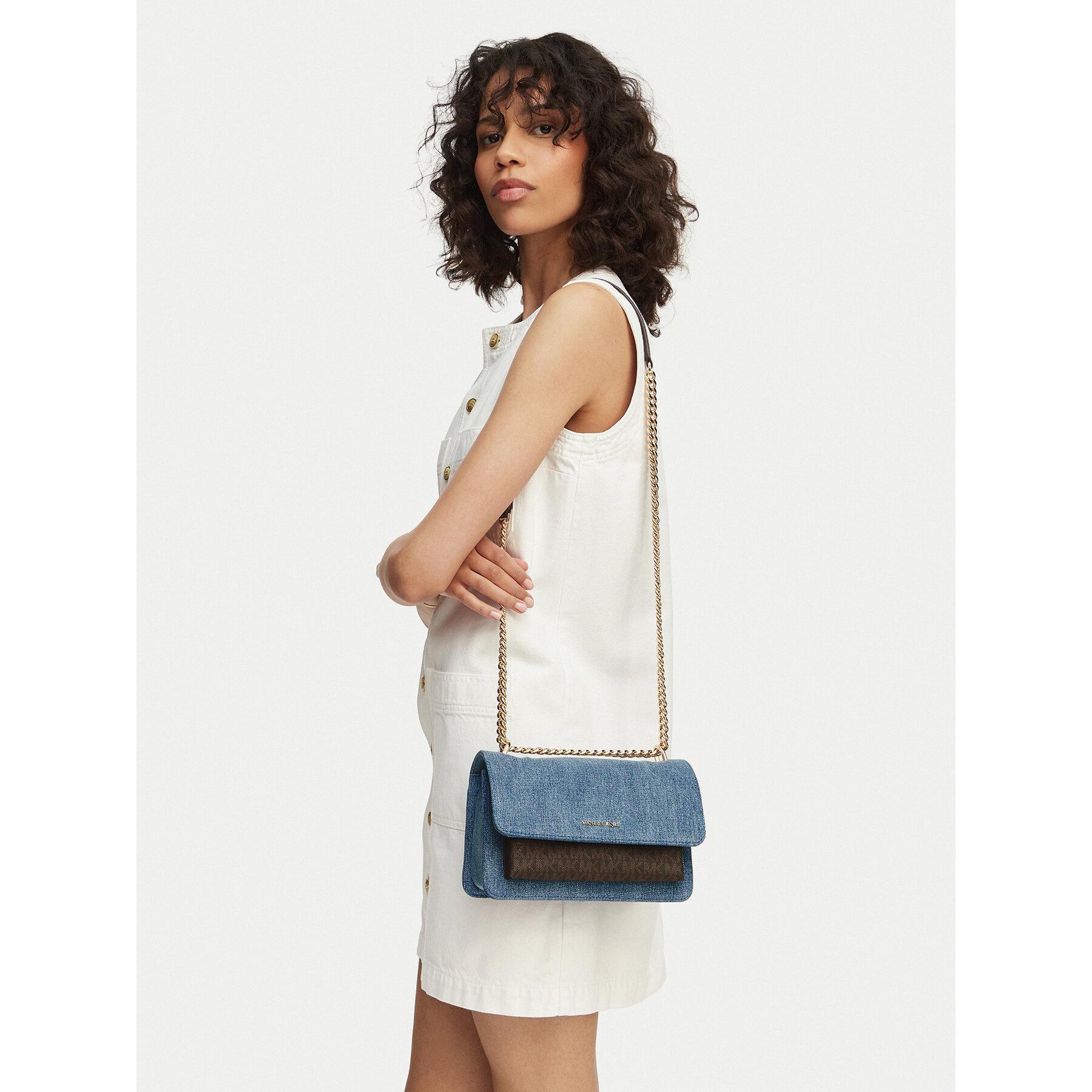 Τσάντα MICHAEL Michael Kors 30S6GC7L3C Μπλε